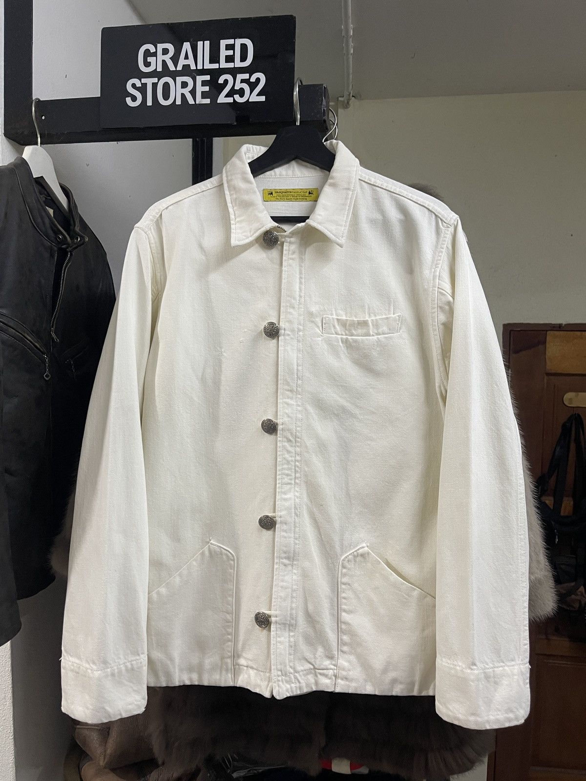 Sasquatchfabrix SasquatchFabric Denim Chore Jacket Size US M / EU 48-50 / 2 - 1 Thumbnail