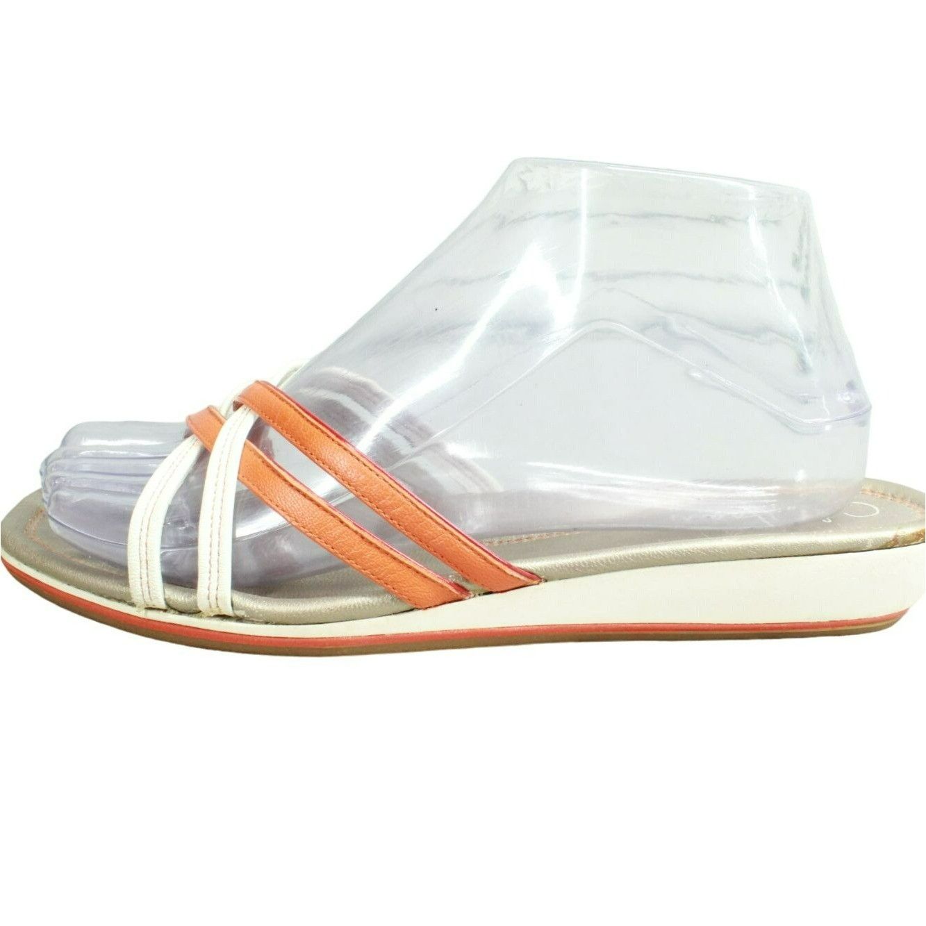 Cole Haan × Leather Cole Haan Women's Multicolor Leather Strappy Sandals Size US 8 / IT 38 - 2 Thumbnail