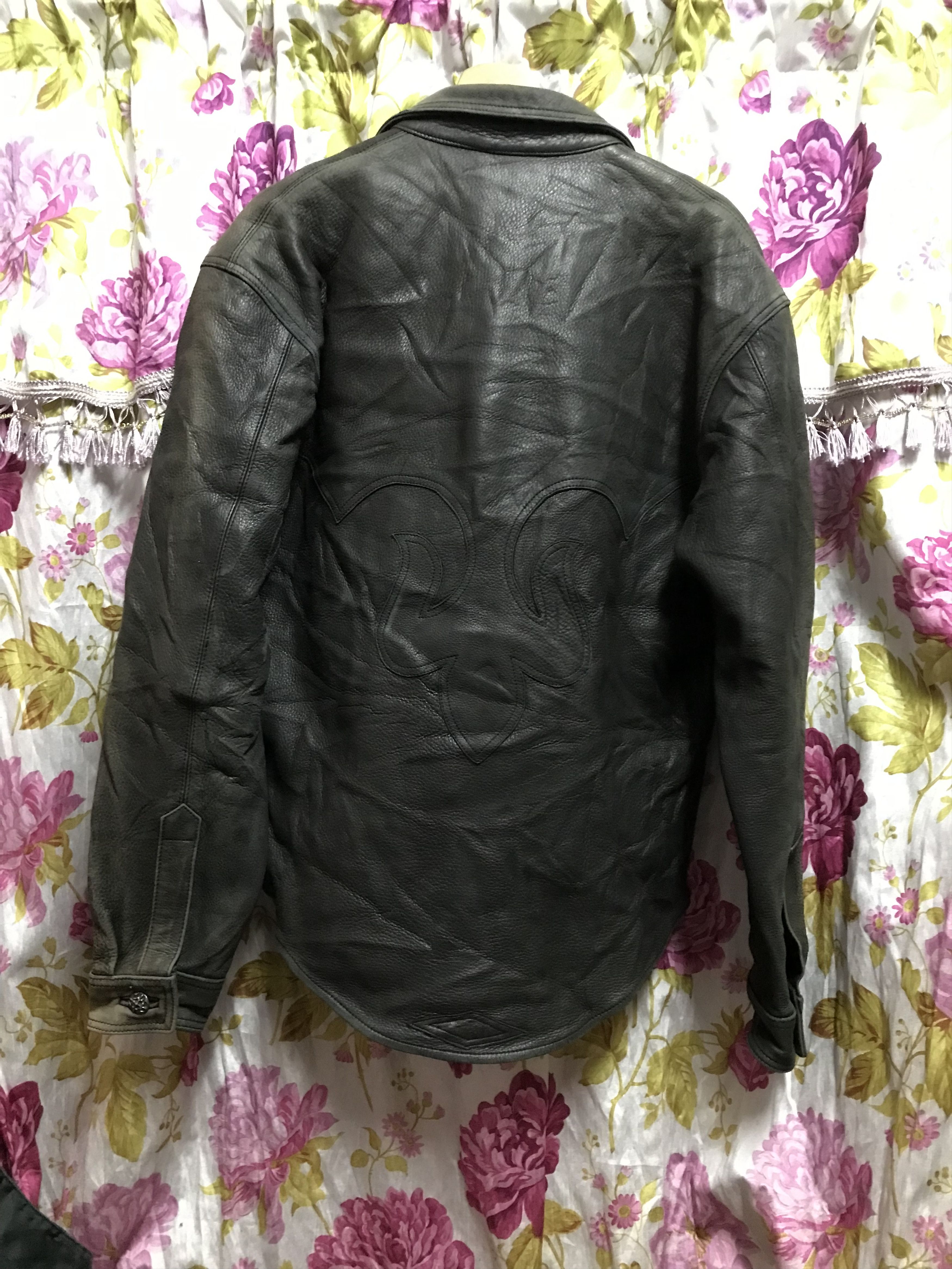 A&G Rock VINTAGE AMAL GUESSOUS TRUCKER LEATHER STERLING BLACK JACKET Size US S / EU 44-46 / 1 - 2 Thumbnail