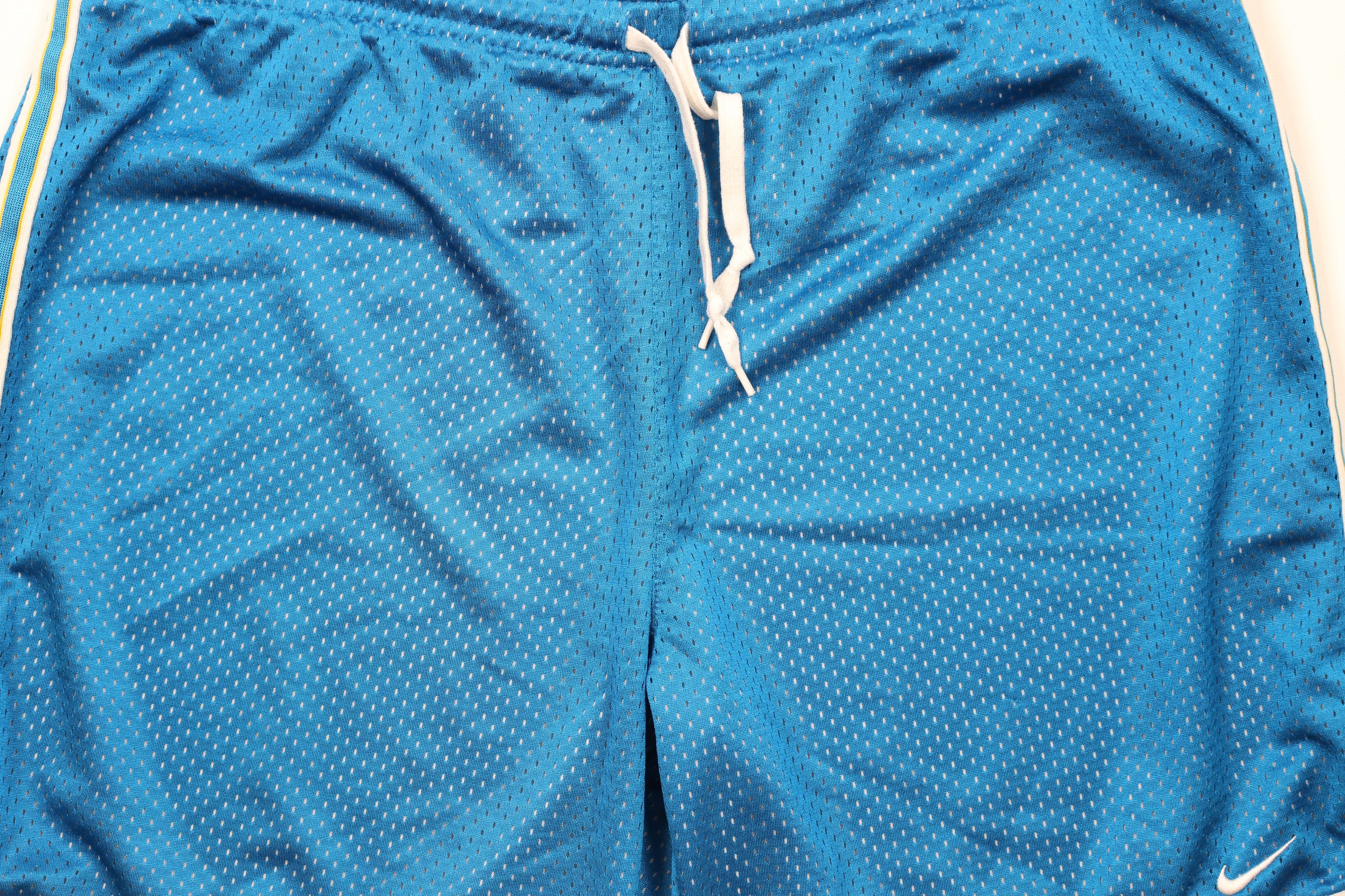 Nike Vintage Nike Scott Mini Swoosh Striped Mesh Shorts AS IS Size 36" / US 14 / IT 50 - 3 Thumbnail