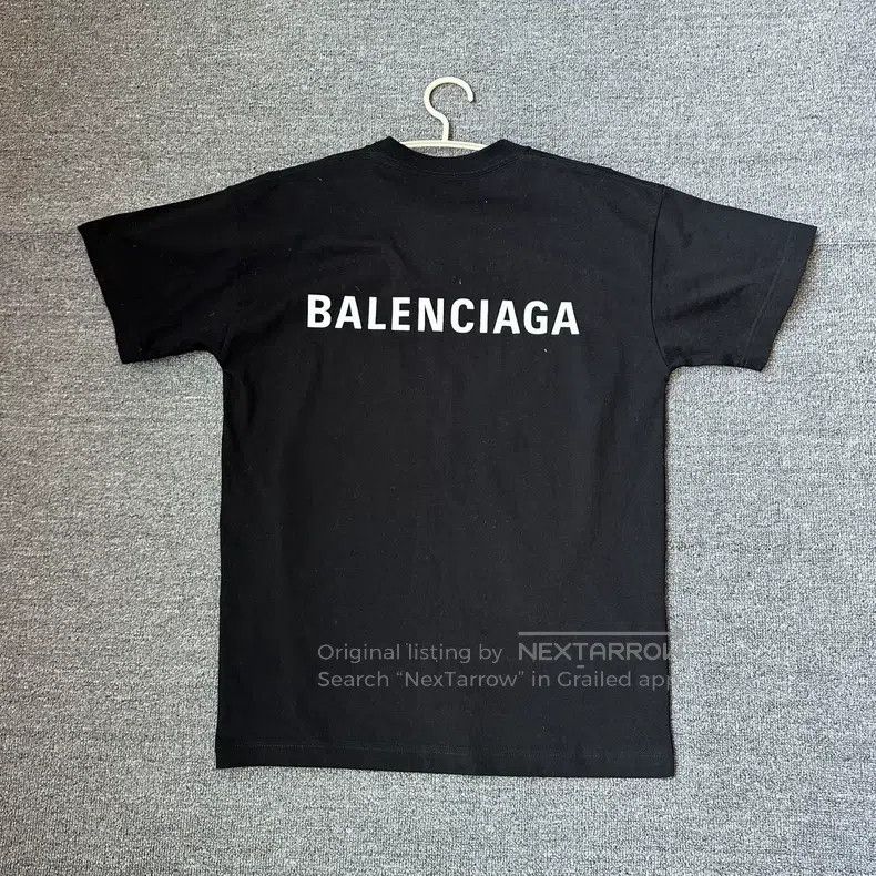 Balenciaga Balenciaga Black printed short-sleeve Size US XS / EU 42 / 0 - 2 Thumbnail
