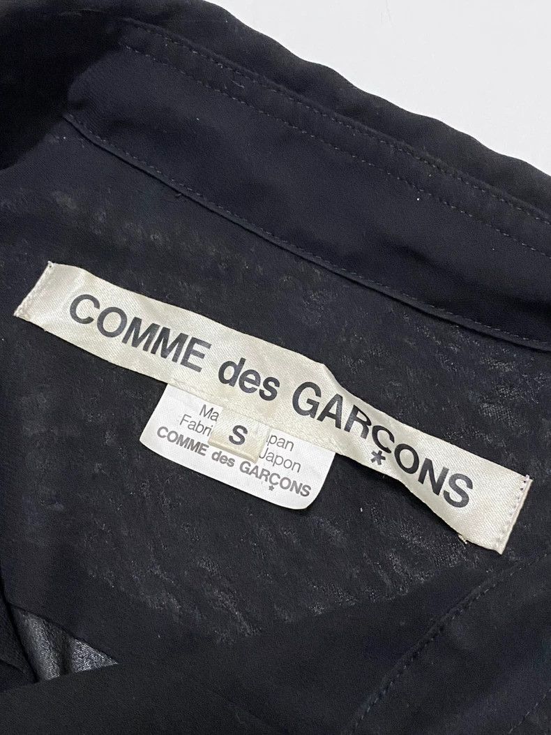 Comme des Garcons Comme Des Garcons Long Sleeve Shirt with Cubic Lace Hem Sh Size S / US 4 / IT 40 - 6 Thumbnail