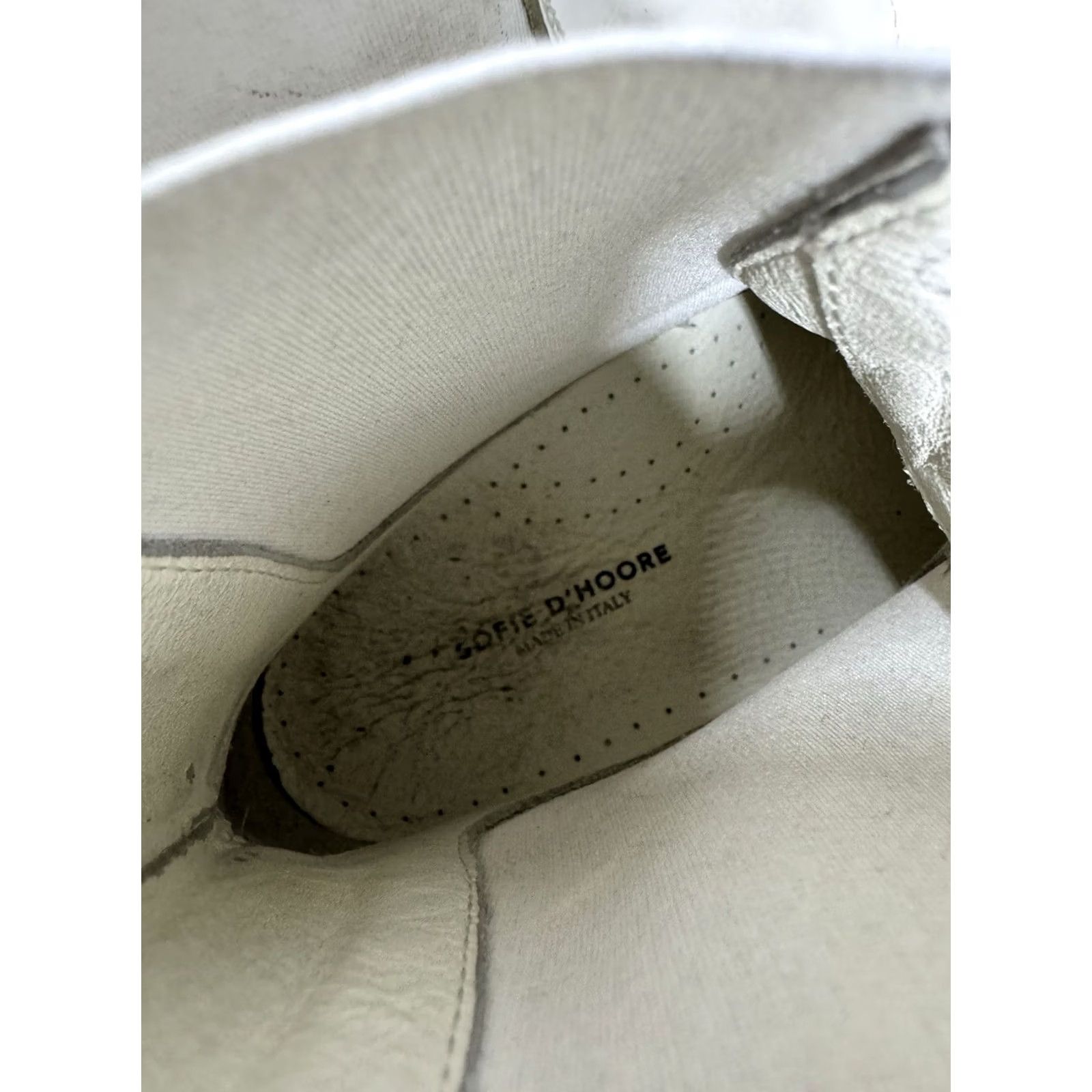 SOFIE D'HOORE Sofie D'Hoore Chelsea Boots White Nappa Leather Size 7.5 US 38.5 EU Womens Chelsea Boots Size US 8 / IT 38 - 4 Thumbnail