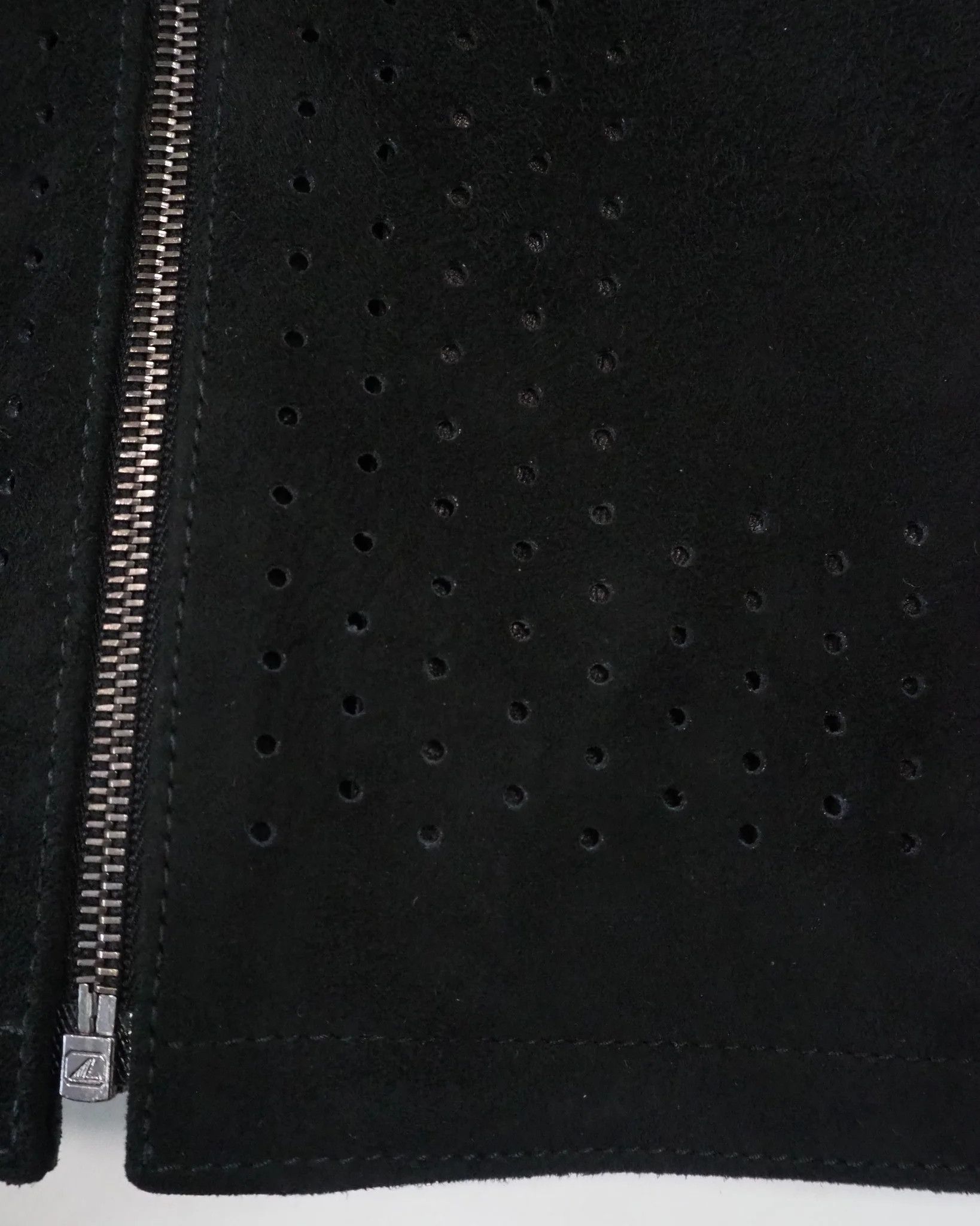 Gianfranco Ferre Men's Gianfranco Ferre Perforated Suede leather Jacket $1150 Size US XXL / EU 58 / 5 - 6 Thumbnail