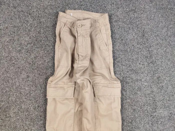 Japanese Brand Vintage Japanese Casual Beige Baggy Cargo Pants Y2K Style Size US 32 / EU 48 - 6 Thumbnail