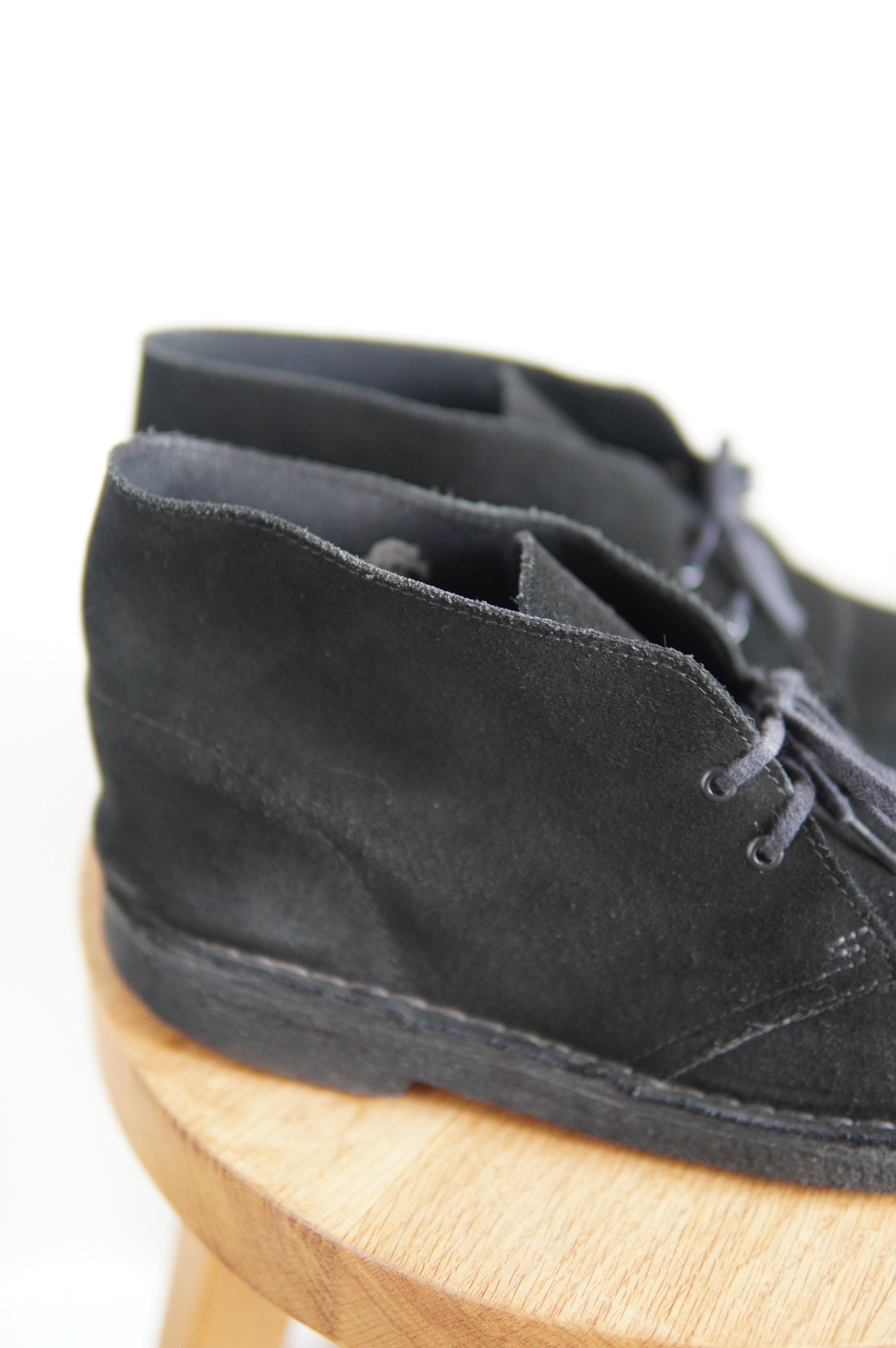 Clarks Mens Clarks Originals Desert Trek Black Suede Shoes Size US 8 / EU 41 - 5 Thumbnail