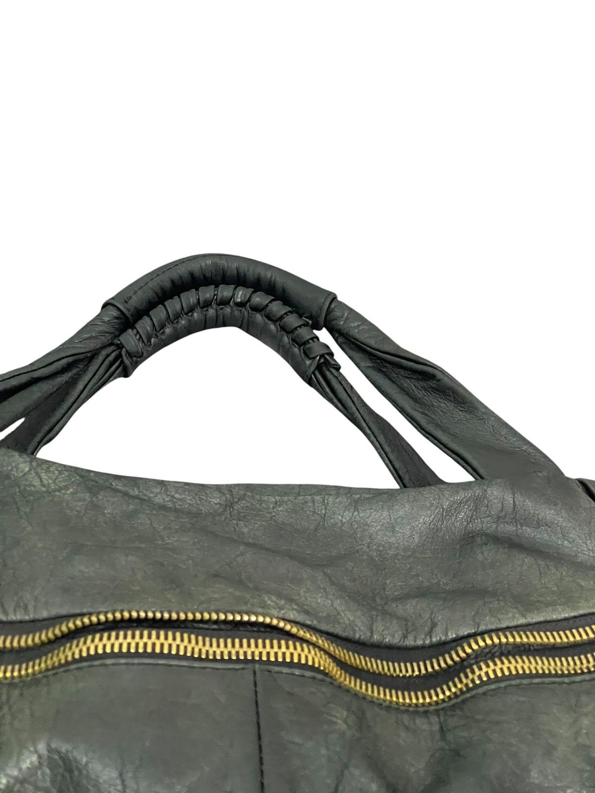 Genuine Leather Full Leather Del Conte Italy Hand Shoulder Bag 1🟩5 Size ONE SIZE - 12 Thumbnail