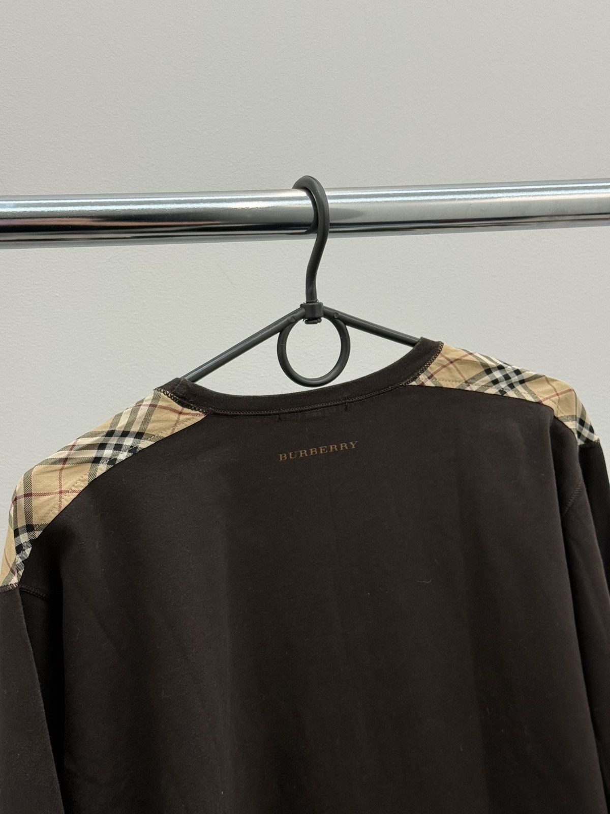 Burberry Burberry London Nova Check Long Sleeve T-shirt Size US XXL / EU 58 / 5 - 3 Thumbnail