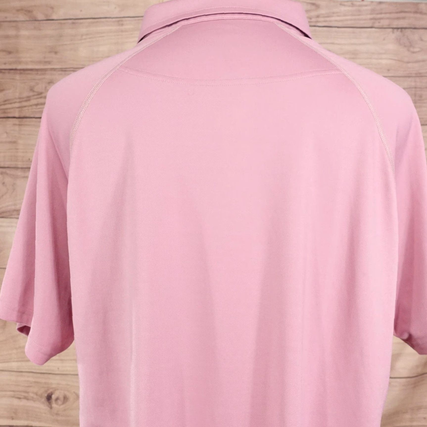 Rhone Rhone Polo Shirt Mens 2XL Pink Stretch Performance Tagless Knit Golf Casual Shirt Size US XXL / EU 58 / 5 - 6 Thumbnail
