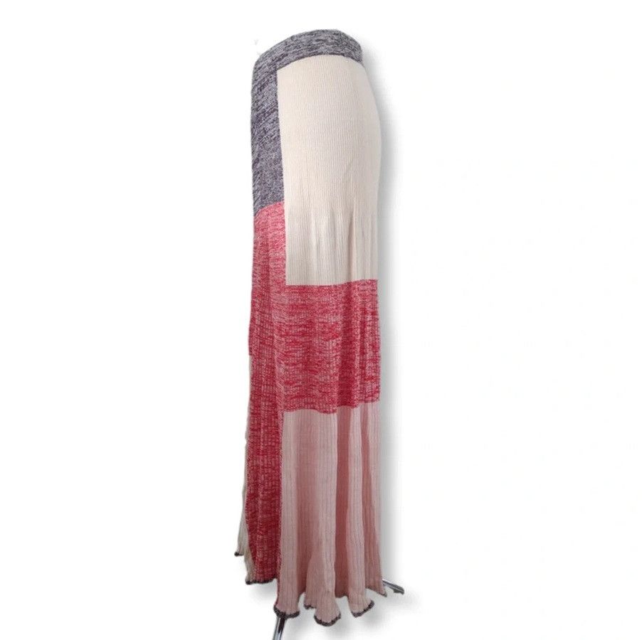 Other Claudie Pierlot Patchwork Maxi Skirt Boho Parisian Chic Size 28" / US 6 / IT 42 - 3 Thumbnail