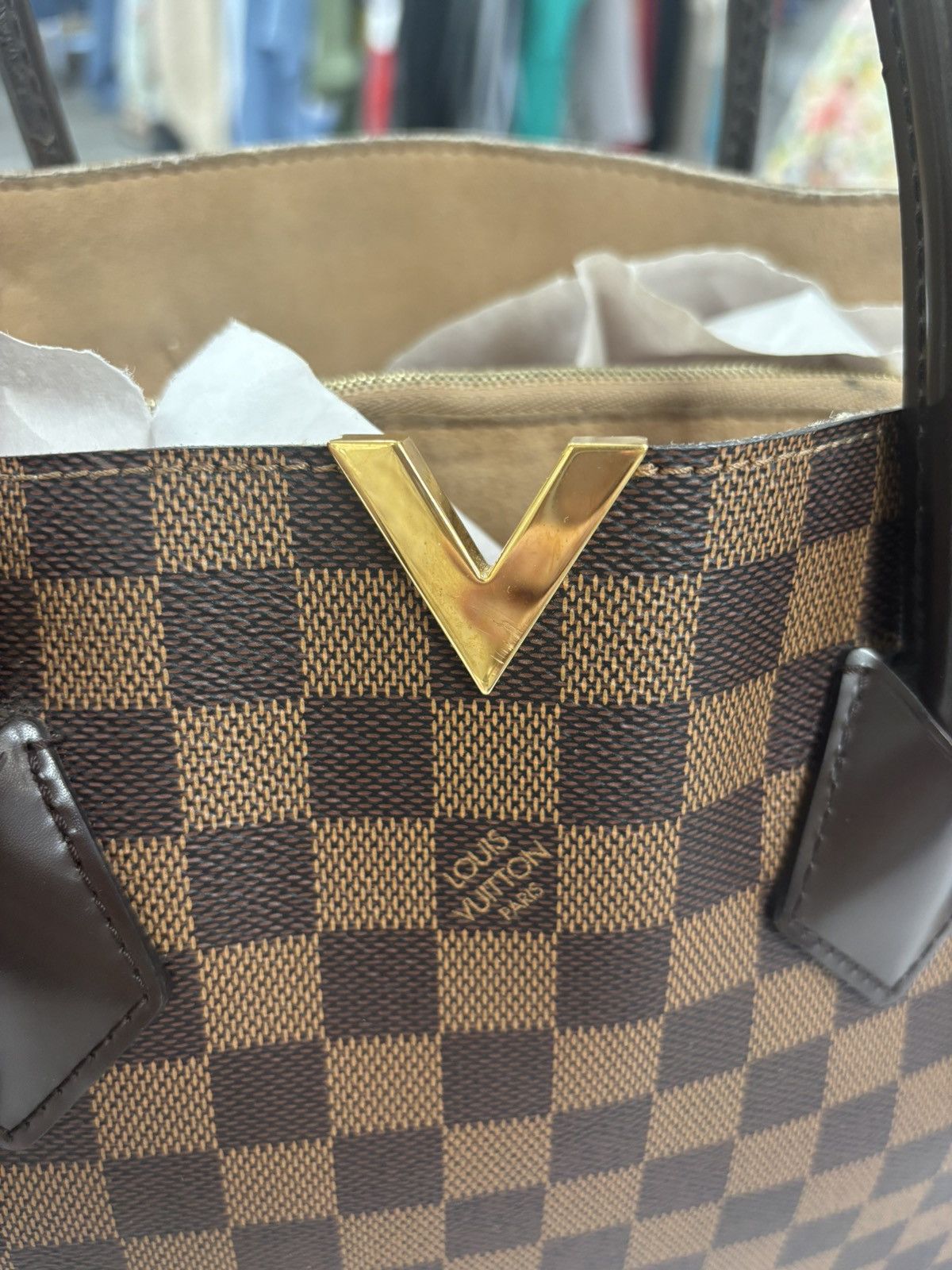 Louis Vuitton Louis Vuitton Kensington Damier Brown Size ONE SIZE - 5 Thumbnail