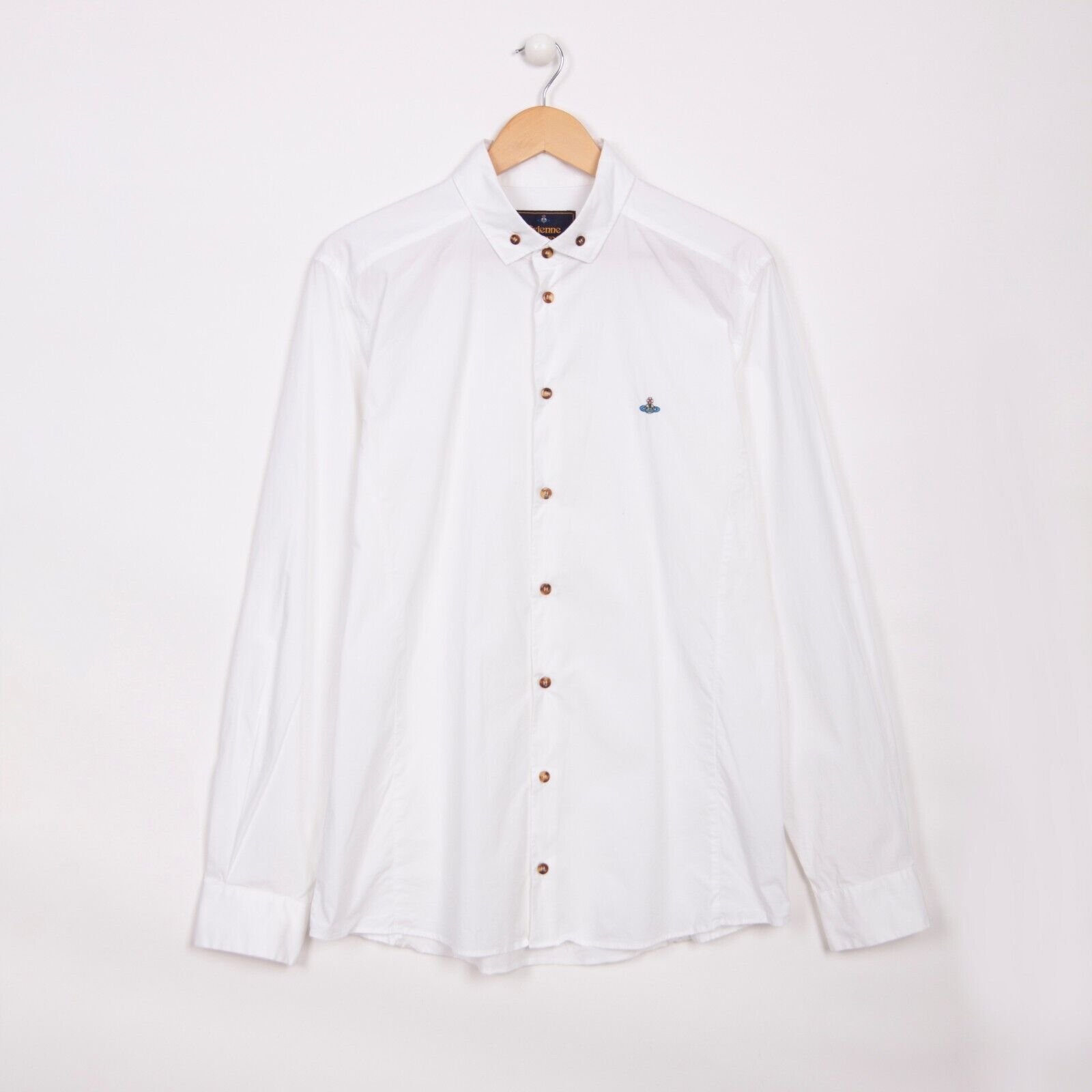 Vivienne Westwood Vivienne Westwood Man Embroidered Orb Shirt Classic Size US L / EU 52-54 / 3 - 1 Thumbnail