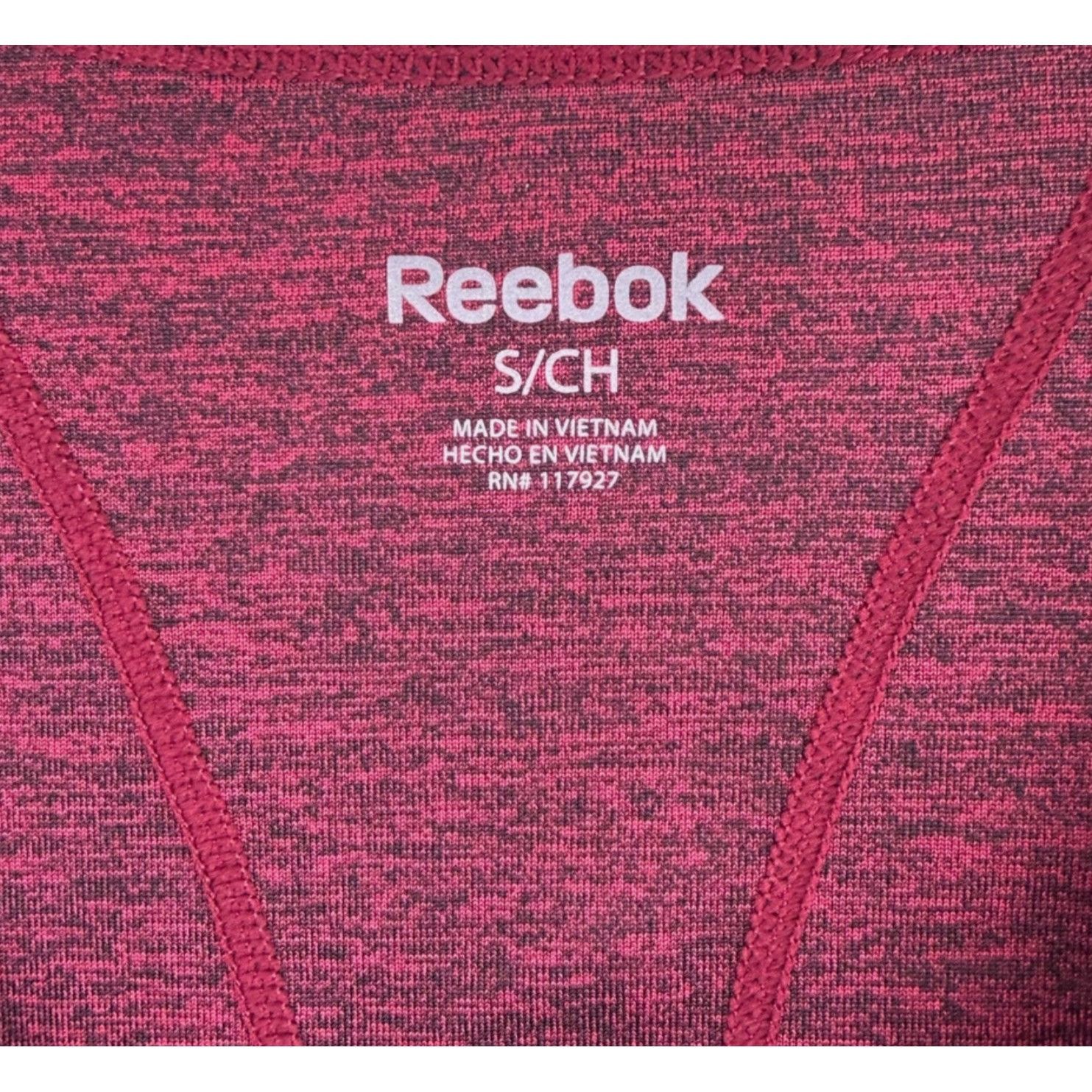 Reebok Reebok Women's Poly Marled Athletic Short-Sleeve T-Shirt Siz Size S / US 4 / IT 40 - 2 Thumbnail