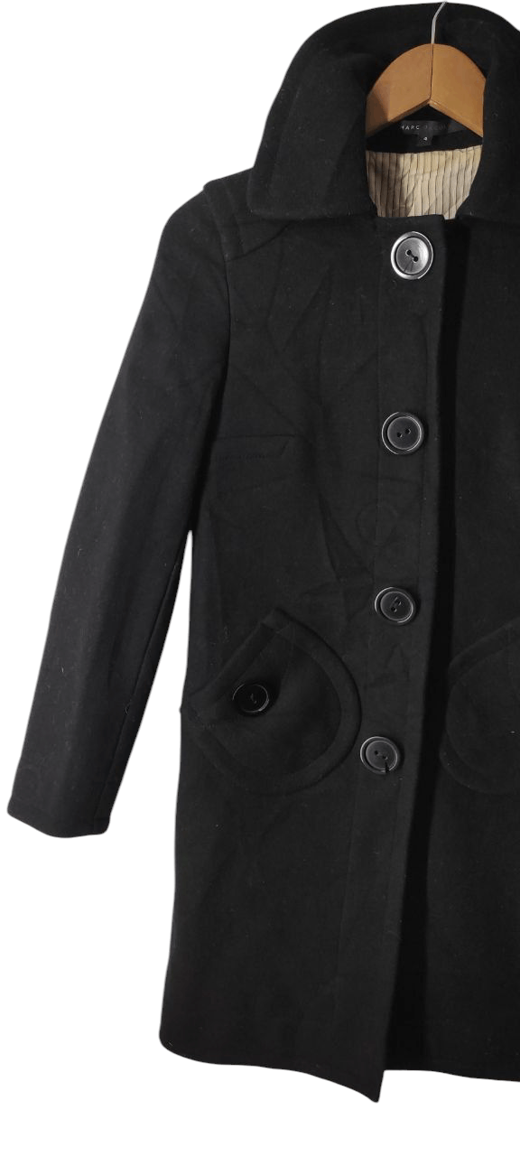 Marc Jacobs MARC JACOB TRECH WOOL COAT JACKET Size S / US 4 / IT 40 - 8 Thumbnail