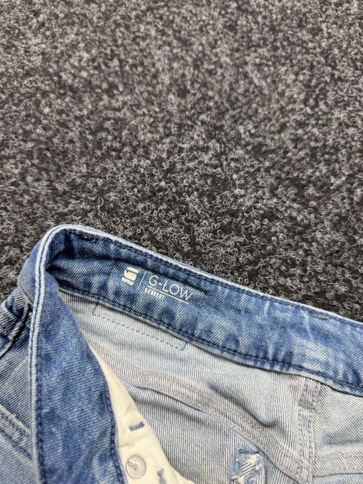 G-Star Vintage 00s G-Star RAW G-Low Bootcut Jeans Y2K Light Wash Size 27" / US 4 / IT 40 - 12 Thumbnail