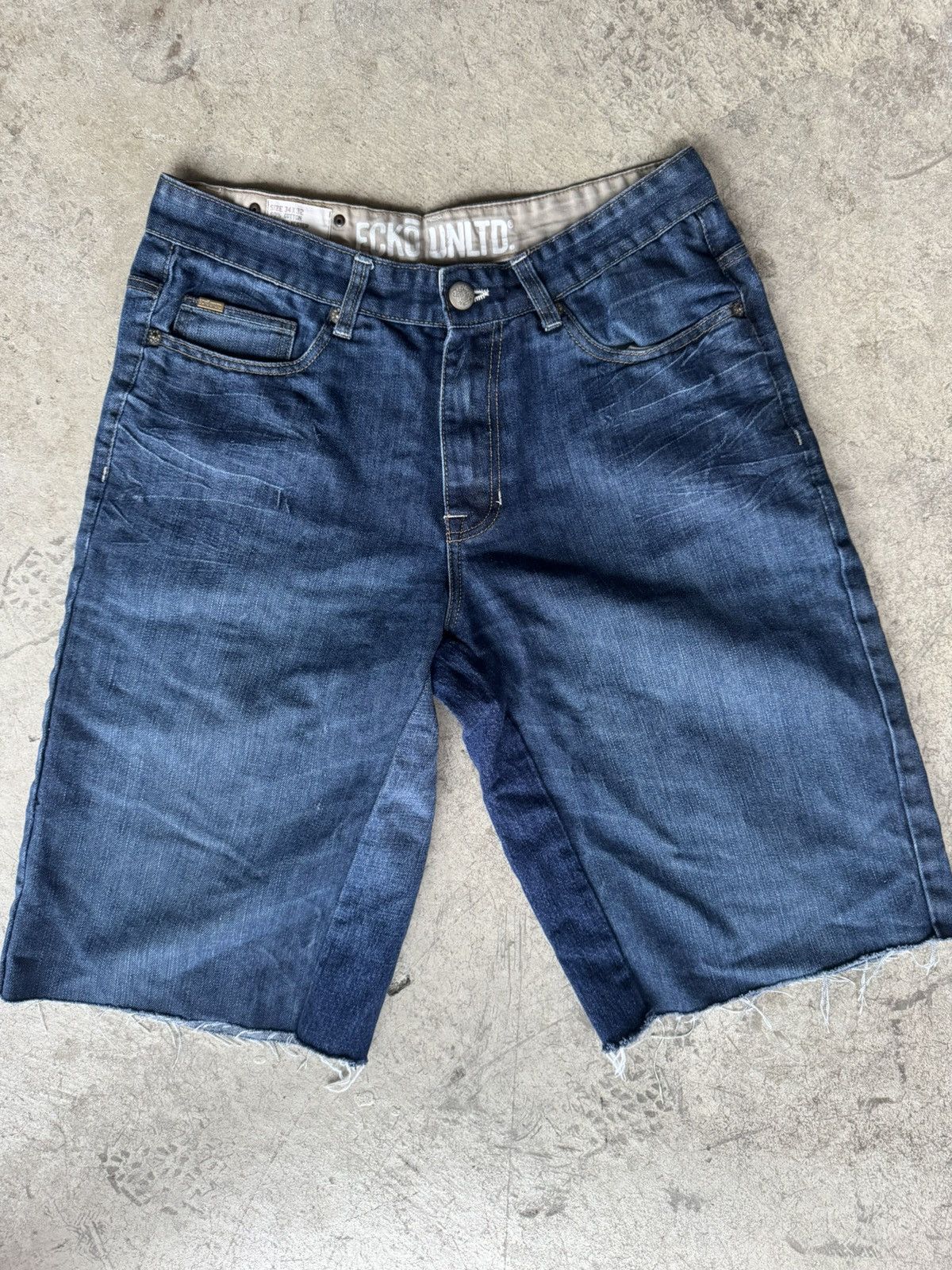 Ecko Unltd. Vintage Altered Embroidery Ecko Jorts Size US 34 / EU 50 - 2 Thumbnail
