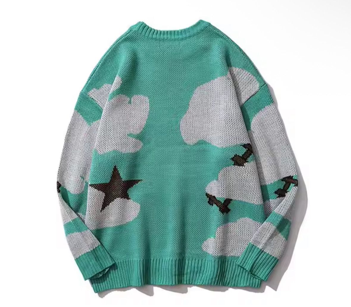 Other Streetwear Hip Hop Smile Sweater Jacquard Knitted Sweatshirt Size US L / EU 52-54 / 3 - 2 Thumbnail
