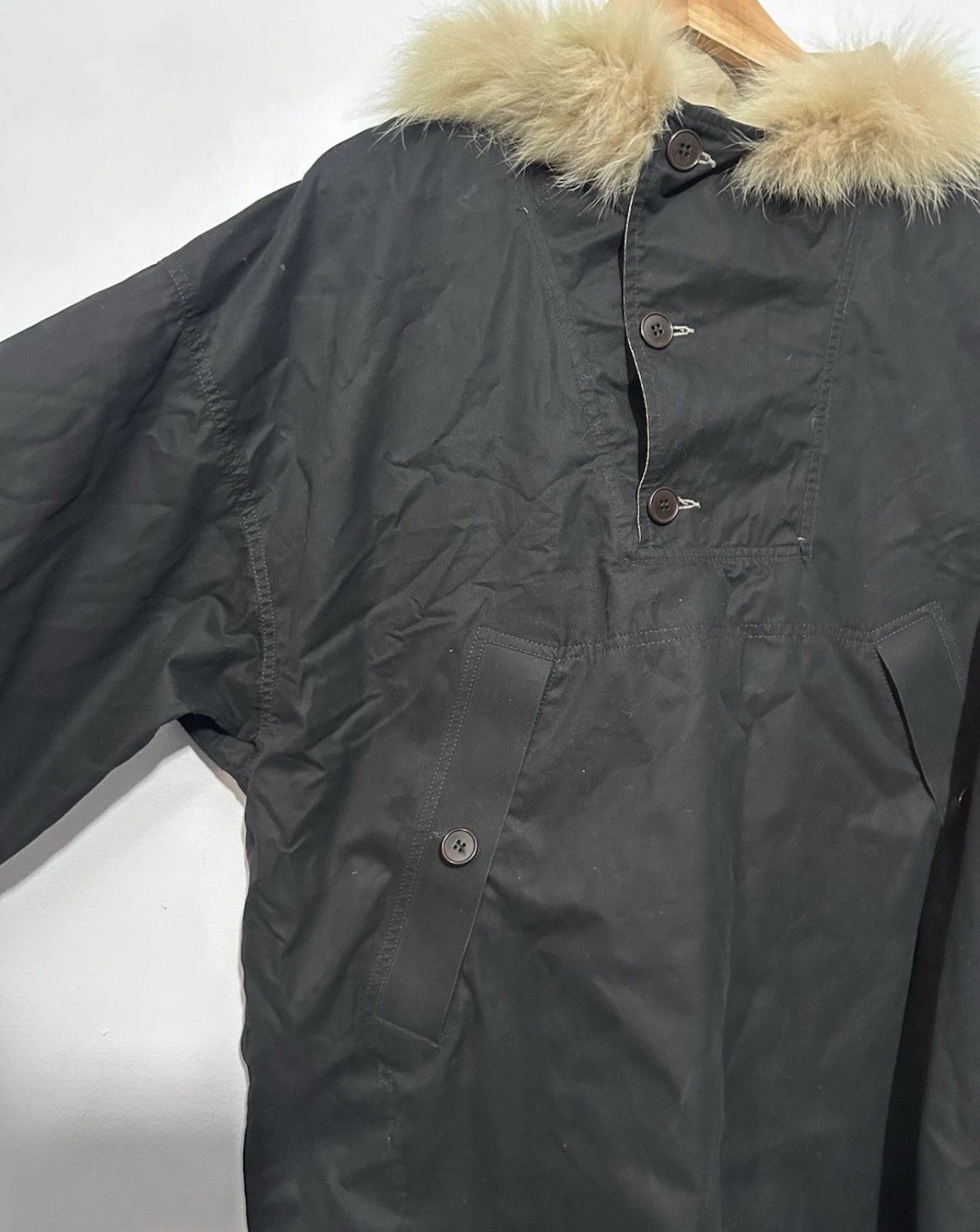Griffin Griffin Reversible Camo Black And Beige Coat. Size Medium Size US M / EU 48-50 / 2 - 10 Thumbnail