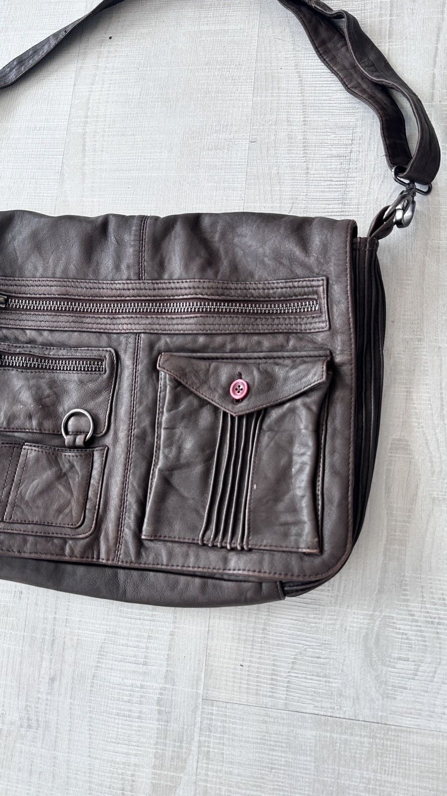 Allsaints AllSaints Infinite Leather Bag Messenger Crossbody Archive Size ONE SIZE - 4 Thumbnail
