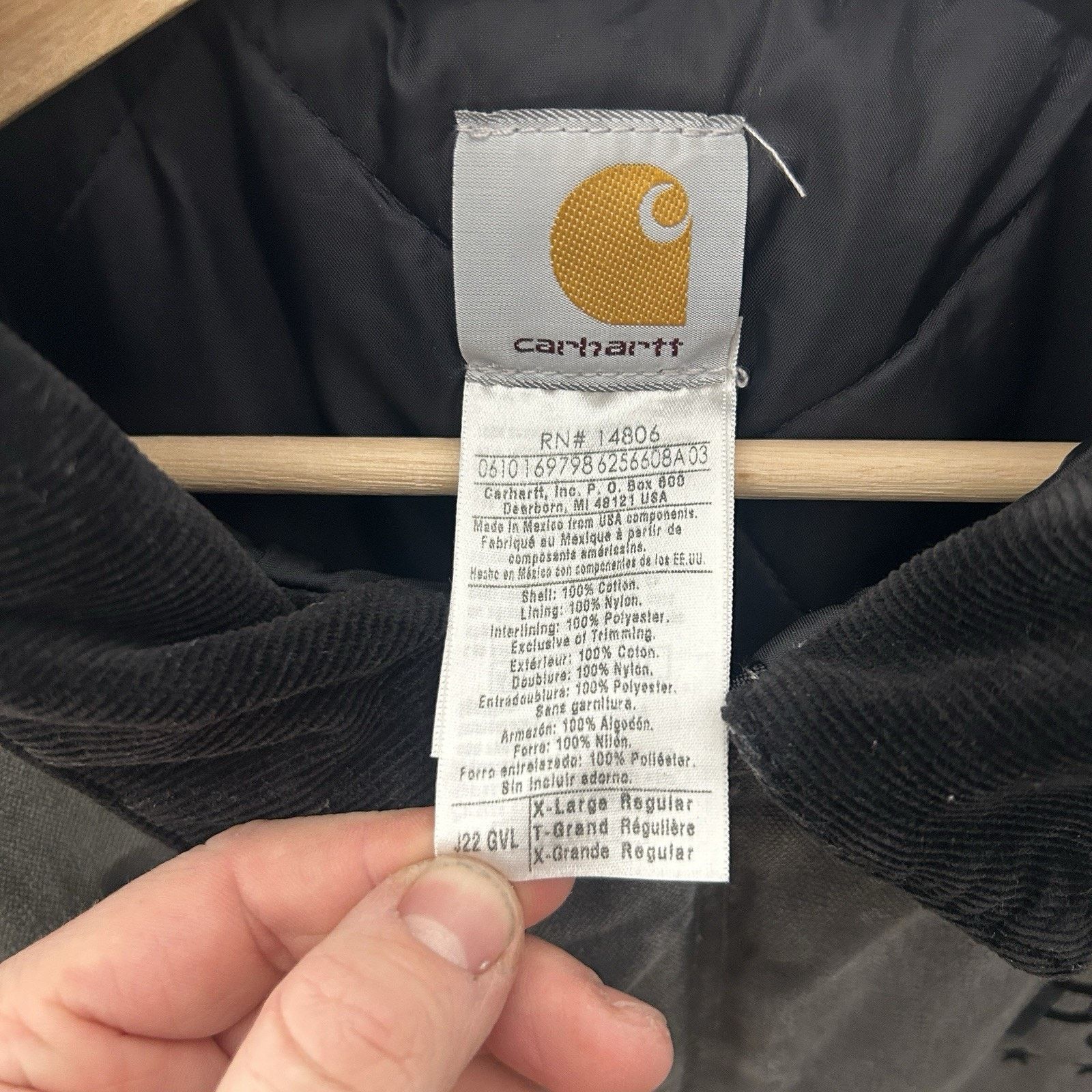 Carhartt Carhartt Quilted Traditional Artic Jacket “Gravel” J22 GVL Size US L / EU 52-54 / 3 - 6 Thumbnail