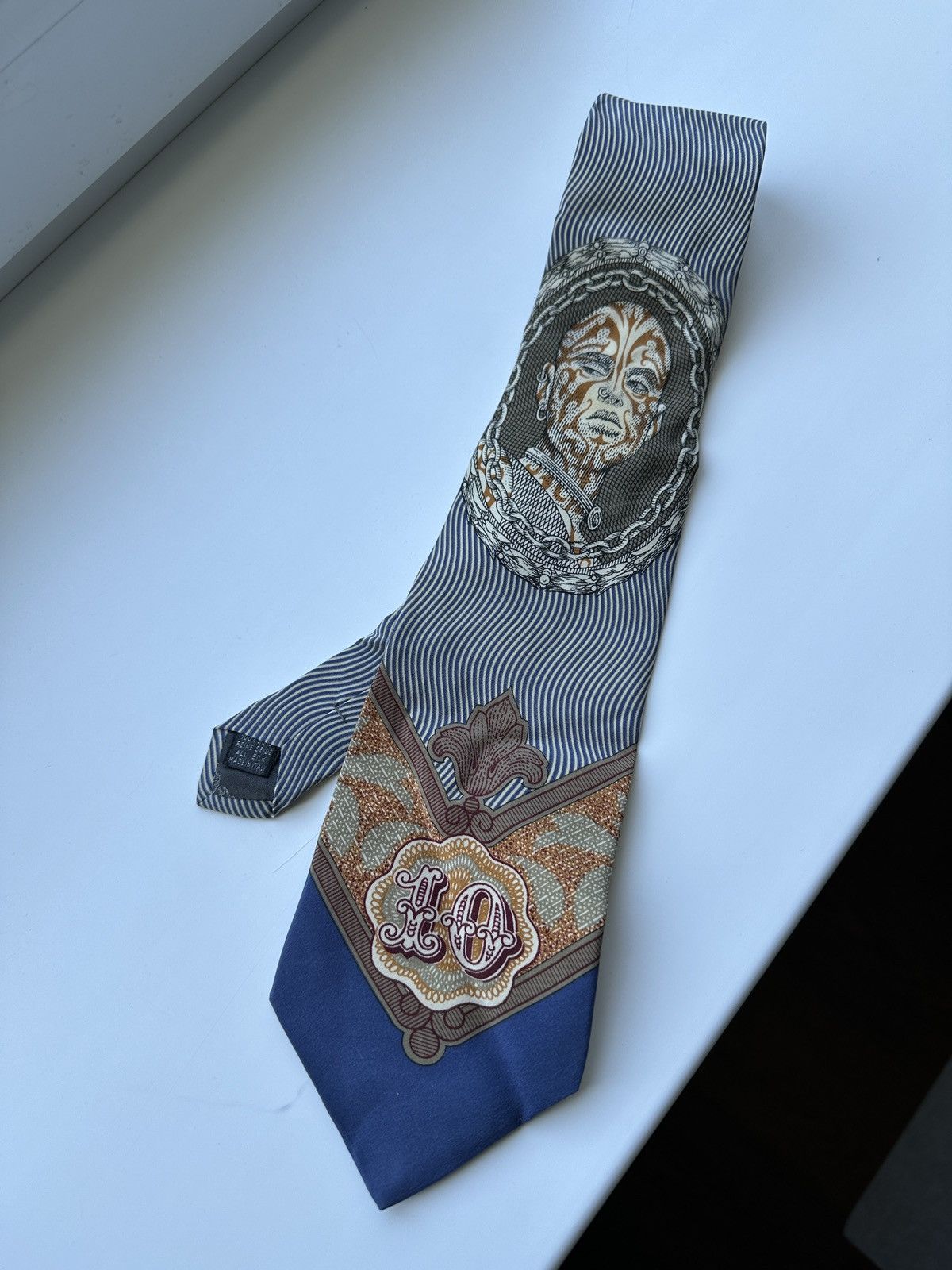90s Archive Jean Paul Gaultier silk tie