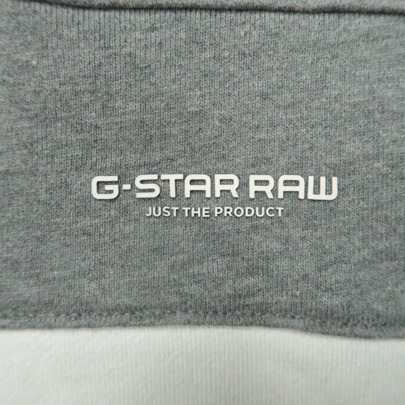 G-Star G Star Raw Sweatshirt Men M Gray White Hamburder Logo Long Sleeve Crew Regular Fit Pullover Sweatshirt - Mens Size US M / EU 48-50 / 2 - 4 Thumbnail