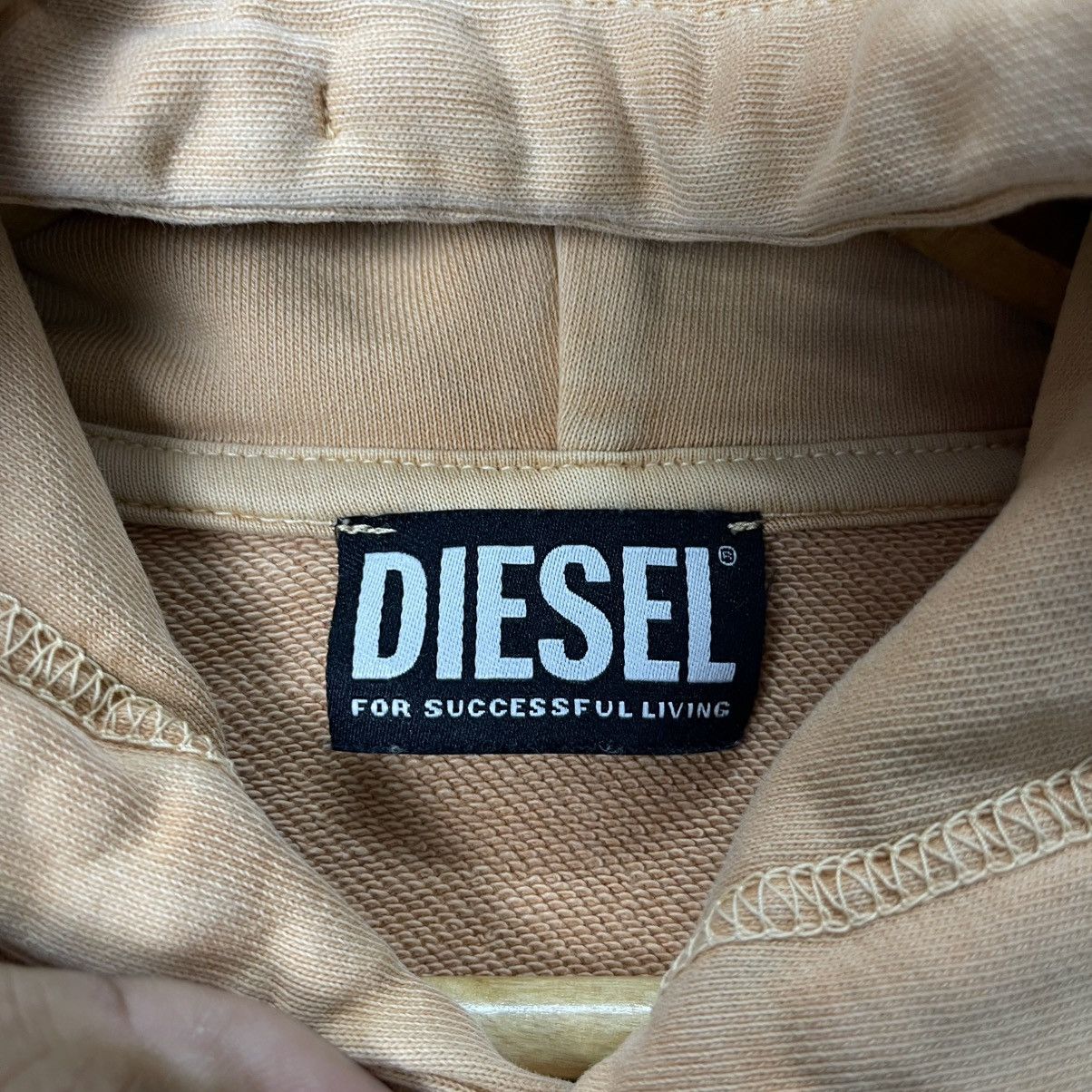 Diesel Diesel DSL-0978 Graphic Pullover Hoodie – Beige (Size M) Size US XS / EU 42 / 0 - 8 Thumbnail