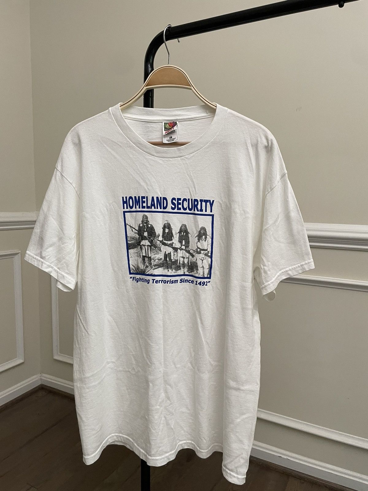 Vintage Vintage Home Graphic Tee Shirt 4GSELLER Unsoundrags Hanes Size US XL / EU 56 / 4 - 2 Thumbnail