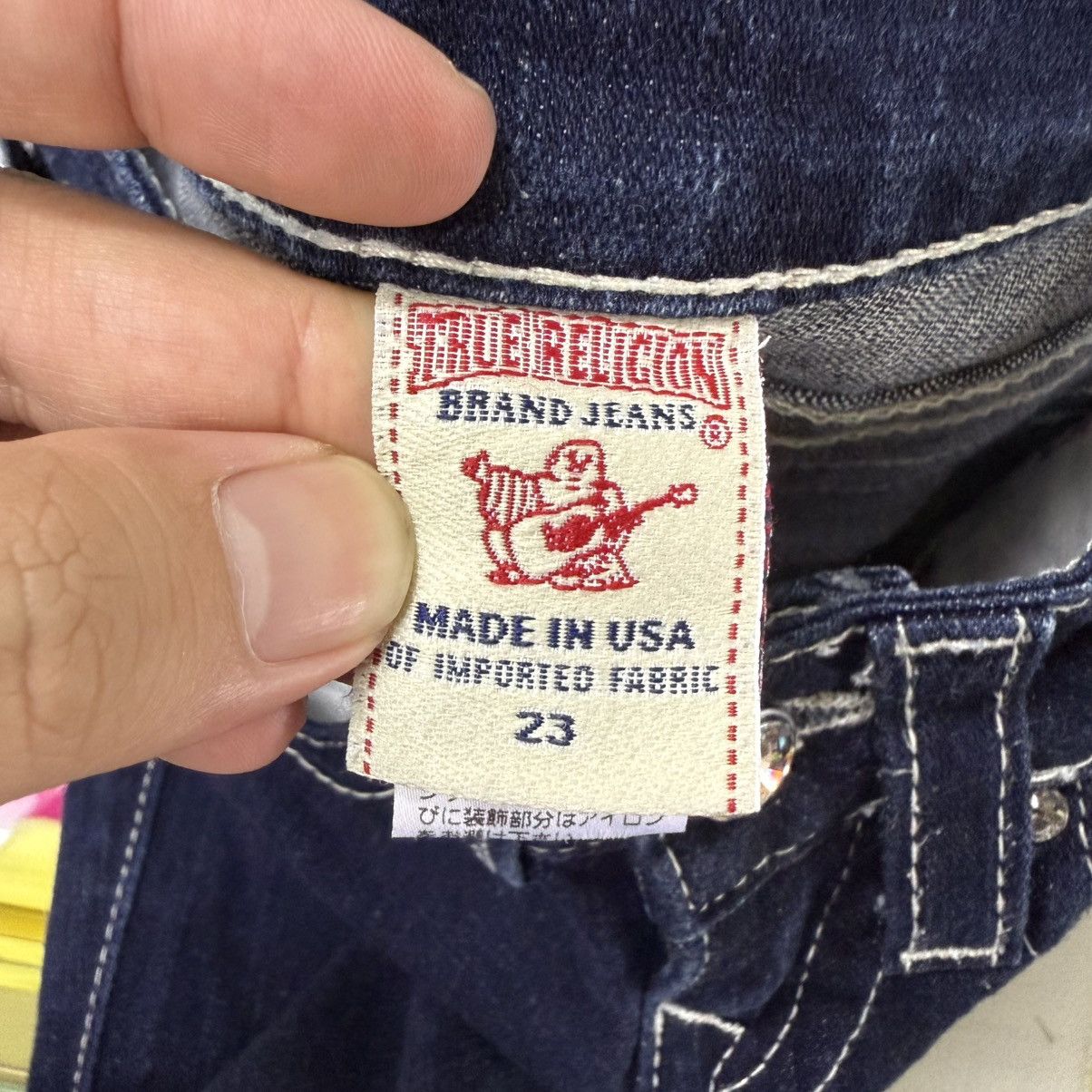 True Religion 2000s True Religion Low Rise Glitter Jeans Size 26" / US 2 / IT 38 - 12 Thumbnail