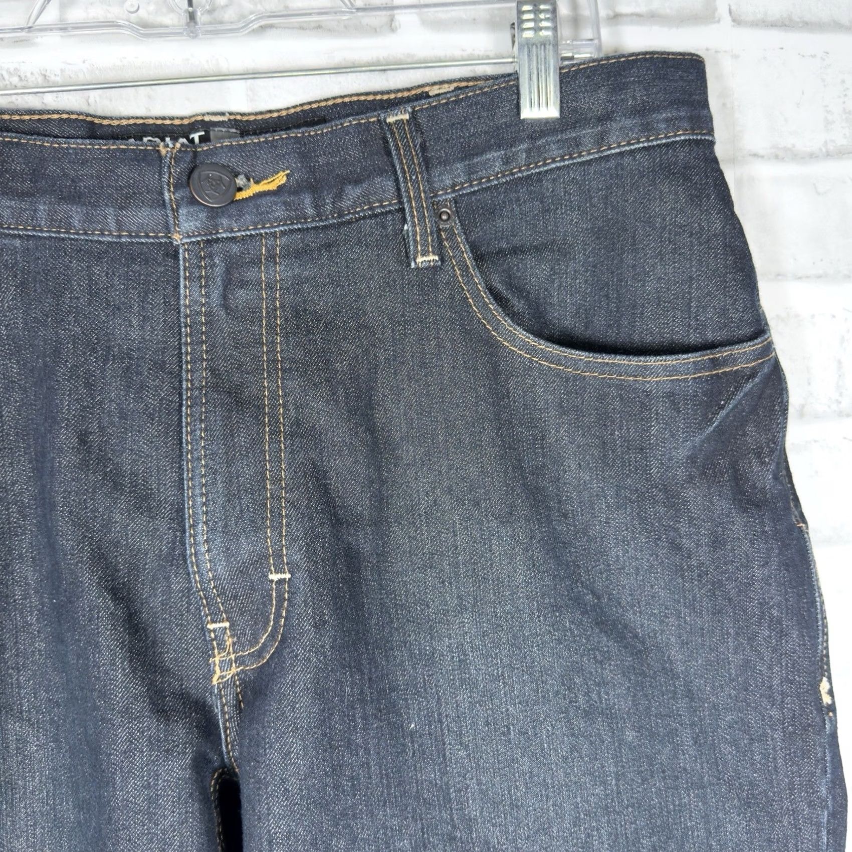 Ariat Ariat Jeans M4 Rebar Relaxed Straight Blue Mens 34x34 Blue Jeans Mens Size US 34 / EU 50 - 2 Thumbnail