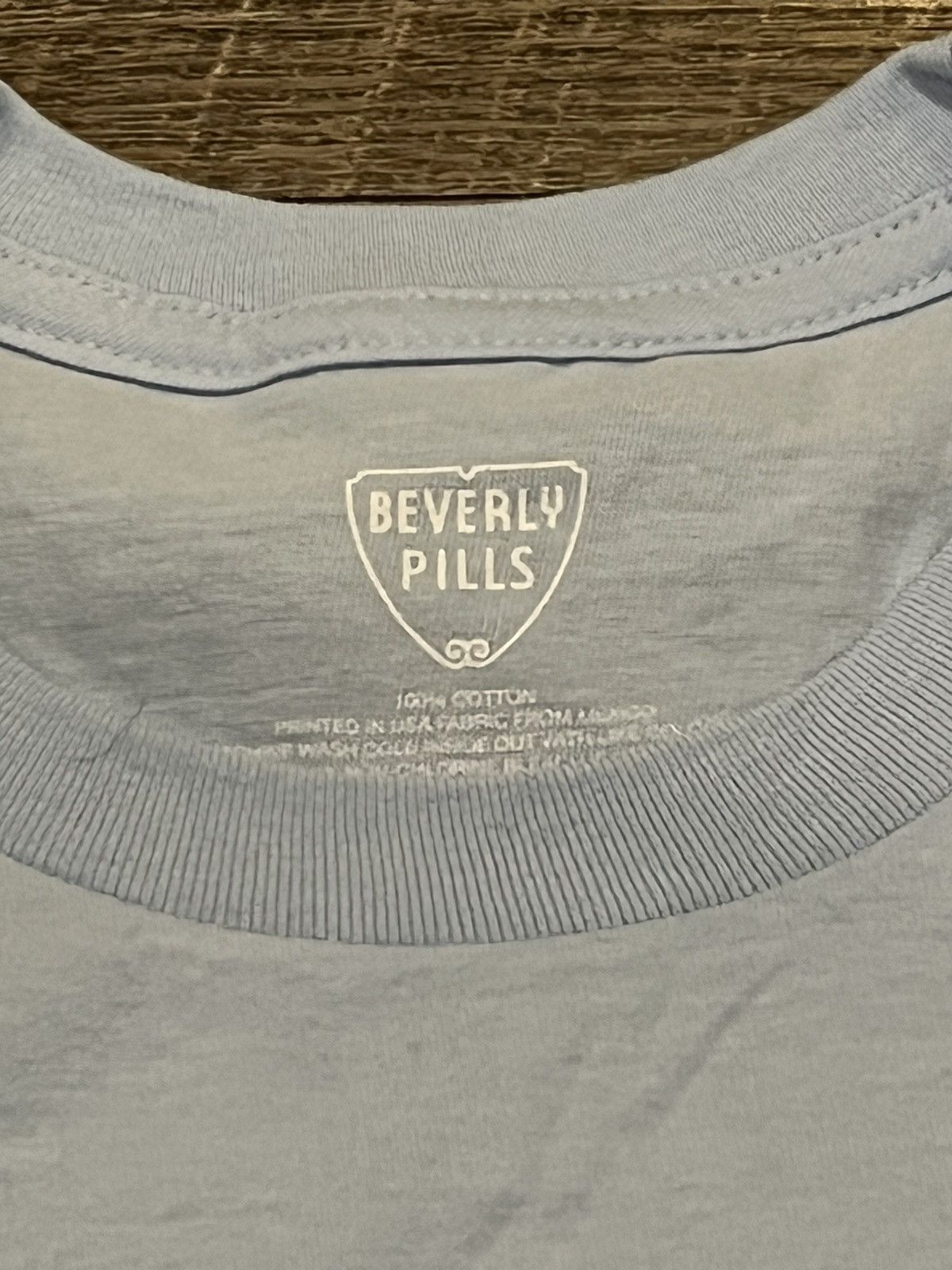 Designer Beverly Pills Blue Tee Size XL Size US XL / EU 56 / 4 - 3 Thumbnail