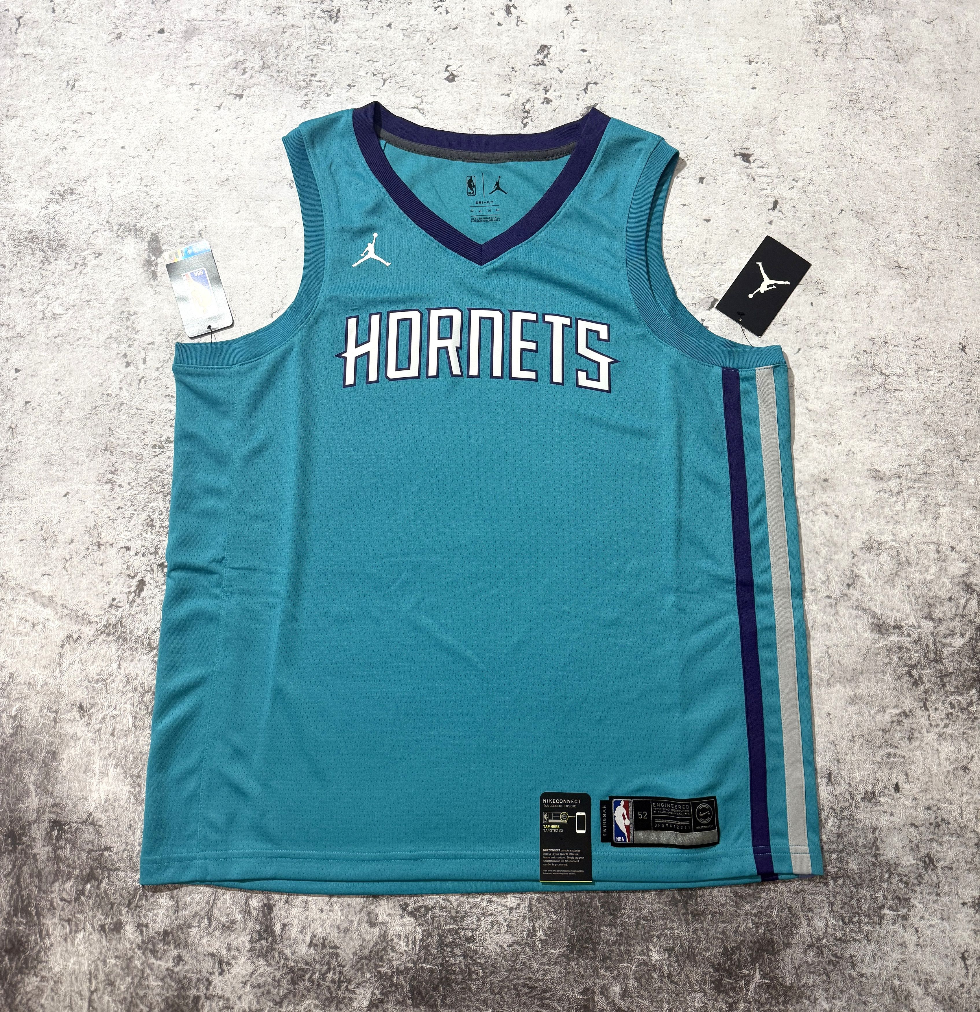 Jordan Brand Charlotte Hornets Jordan Swingman Shirt Jersey XL NBA Size US XL / EU 56 / 4 - 1 Thumbnail
