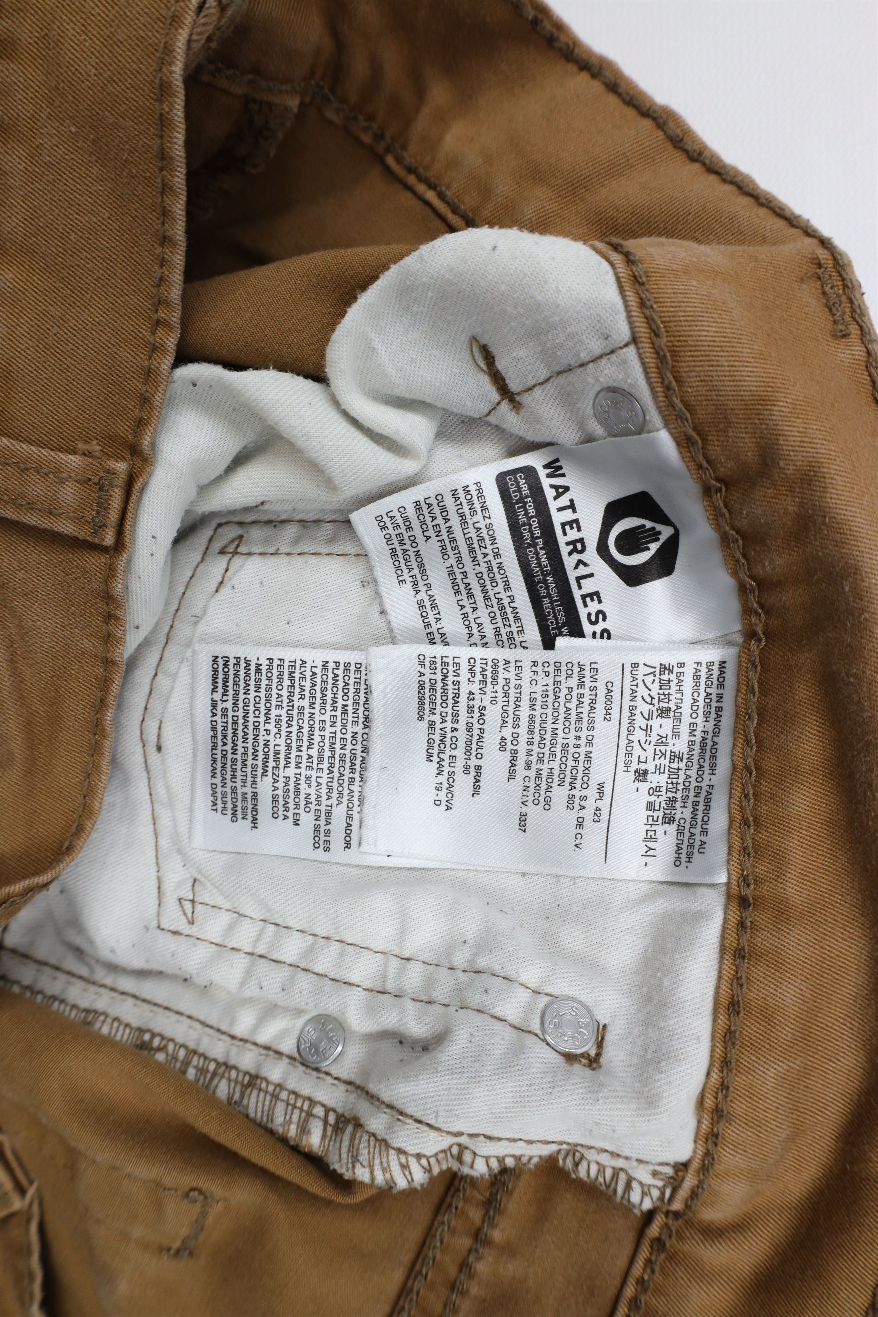 Levi's × Vintage Vintage Y2K Levis 541 Stretch Athletic Fit Pants Brown Size US 42 / EU 58 - 9 Thumbnail