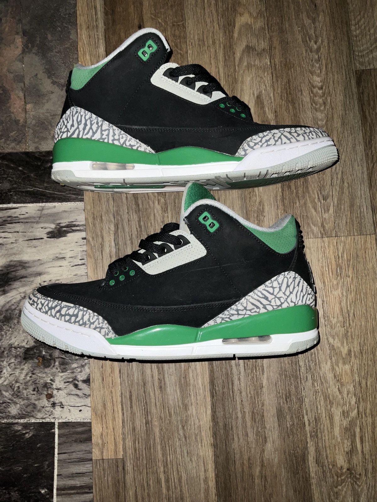 image of Jordan Brand 3S Pine Green Shoes, Men's (Size 10)