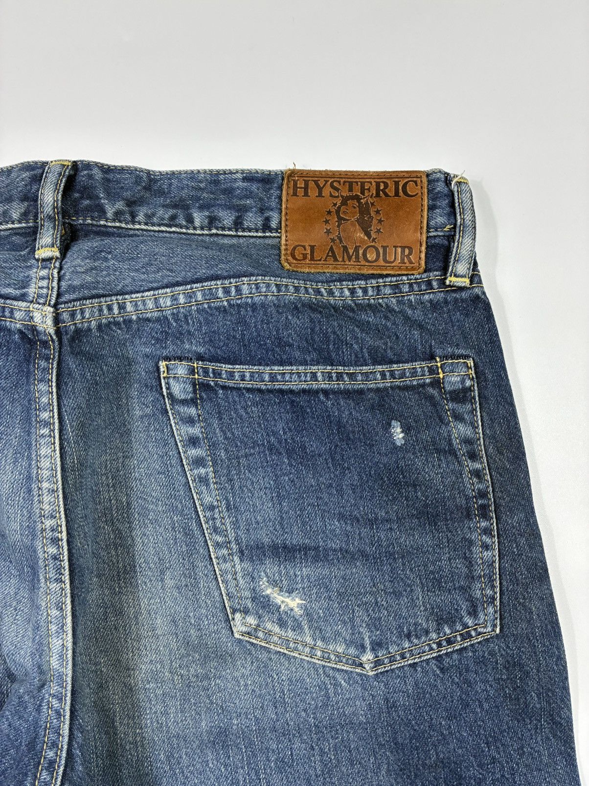 Hysteric Glamour Hysteric Glamour Distressed Studded Selvedge Jeans Size US 34 / EU 50 - 8 Thumbnail