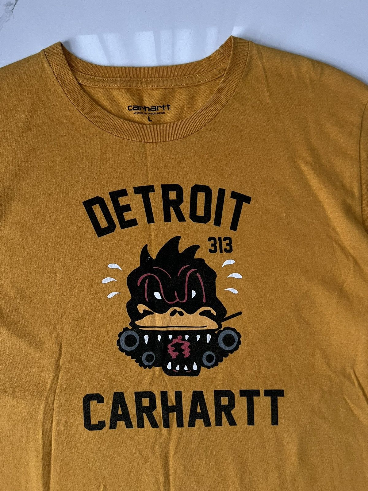 Carhartt × Vintage CARHARTT DETROIT DUCK ARMY RETRO TEE Y2K BIG LOGO Size US L / EU 52-54 / 3 - 3 Thumbnail