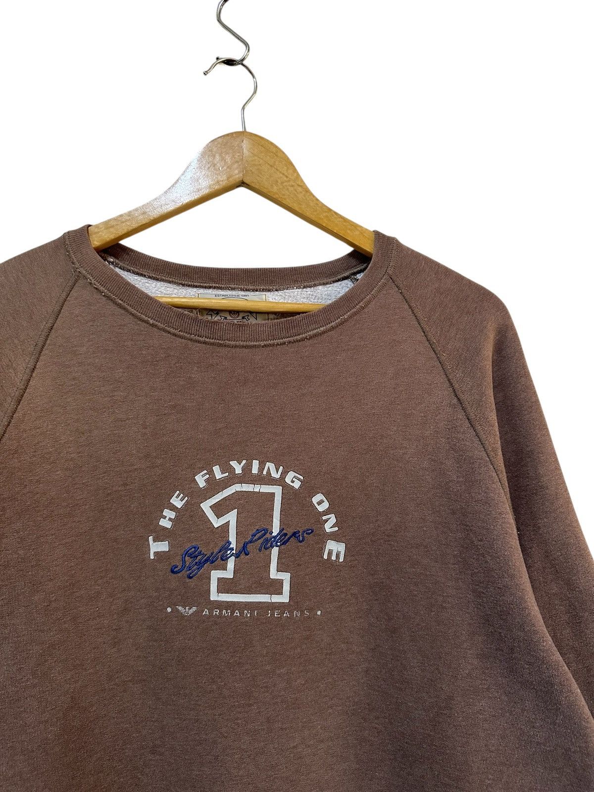 Armani armani jeans sweatshirt 90s Size US L / EU 52-54 / 3 - 2 Thumbnail
