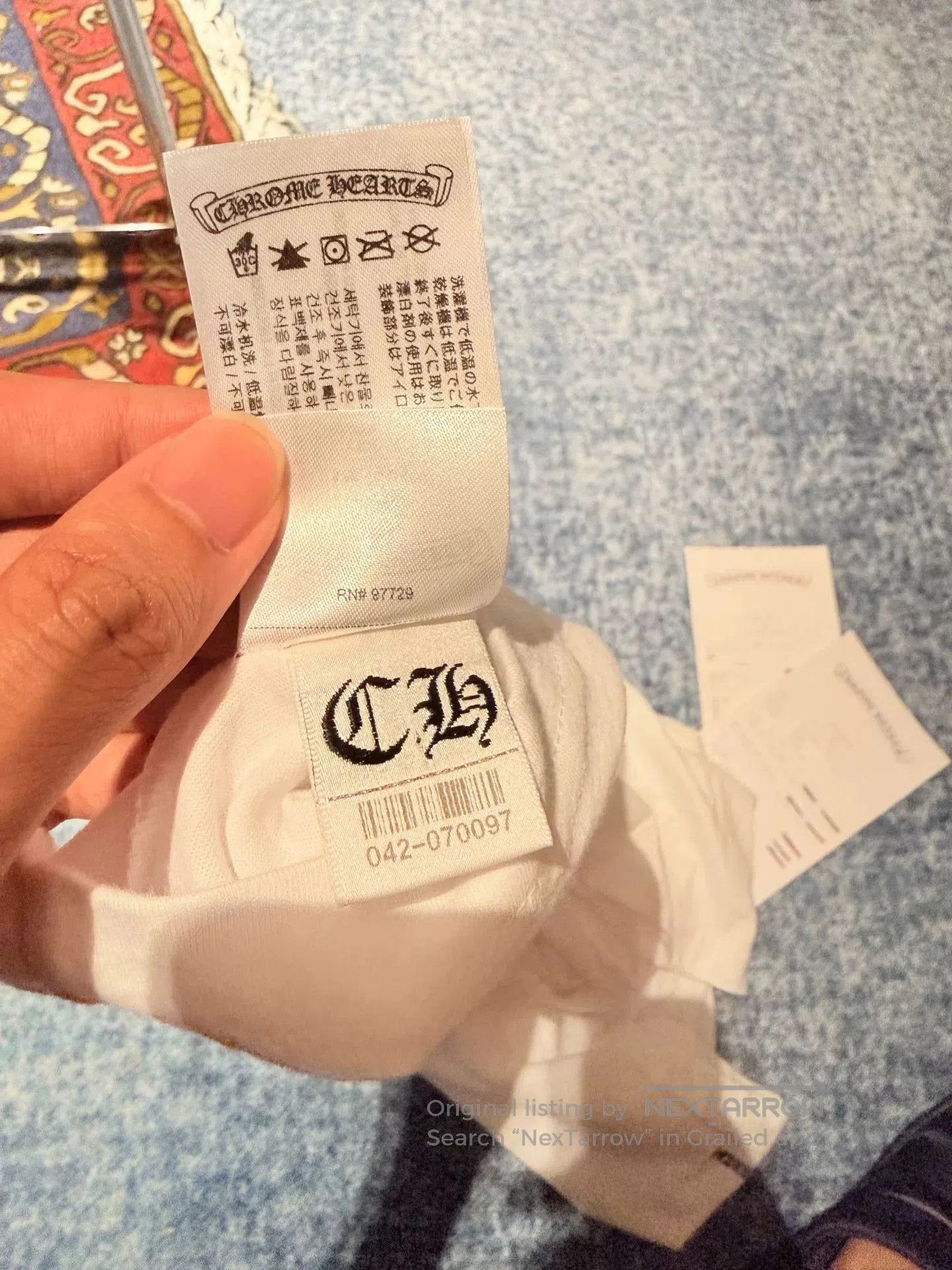 Chrome Hearts Chrome Hearts White Scroll Short Sleeve. Size US L / EU 52-54 / 3 - 3 Thumbnail