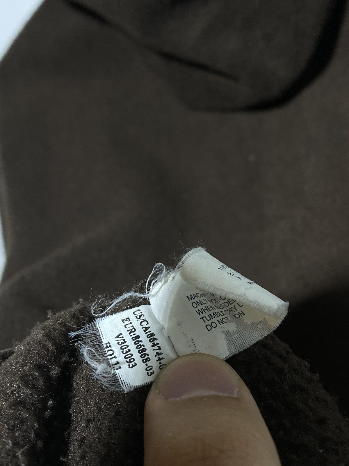 Gap 🔥 Y2K GAP BROWN FLEECE HOODIE DISTRESSED WORKWEAR VIBES Size US M / EU 48-50 / 2 - 17 Thumbnail