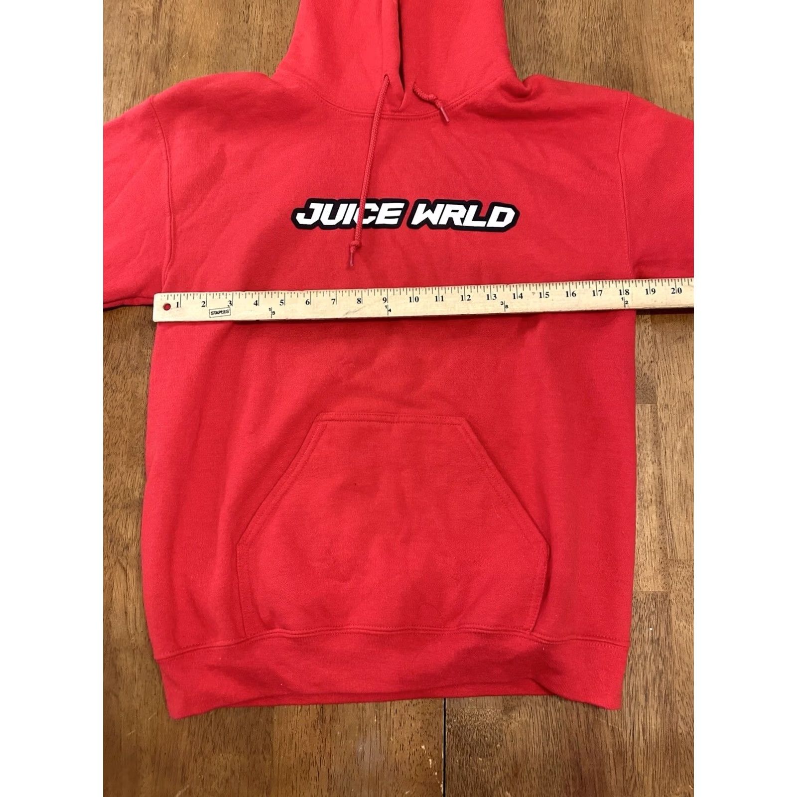 Vintage Juice Wrld 999 Club Hoodie Sweatshirt Red Small Mens Size US S / EU 44-46 / 1 - 5 Thumbnail