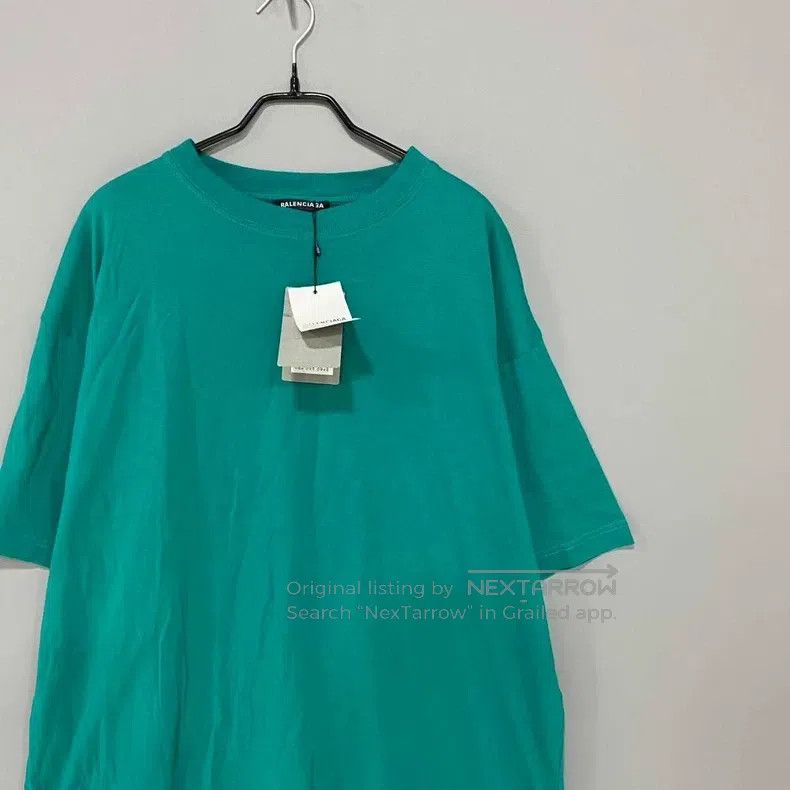 Balenciaga Balenciaga Lake Green Embroidered Valentine's Day Logo Sho Size US S / EU 44-46 / 1 - 3 Thumbnail