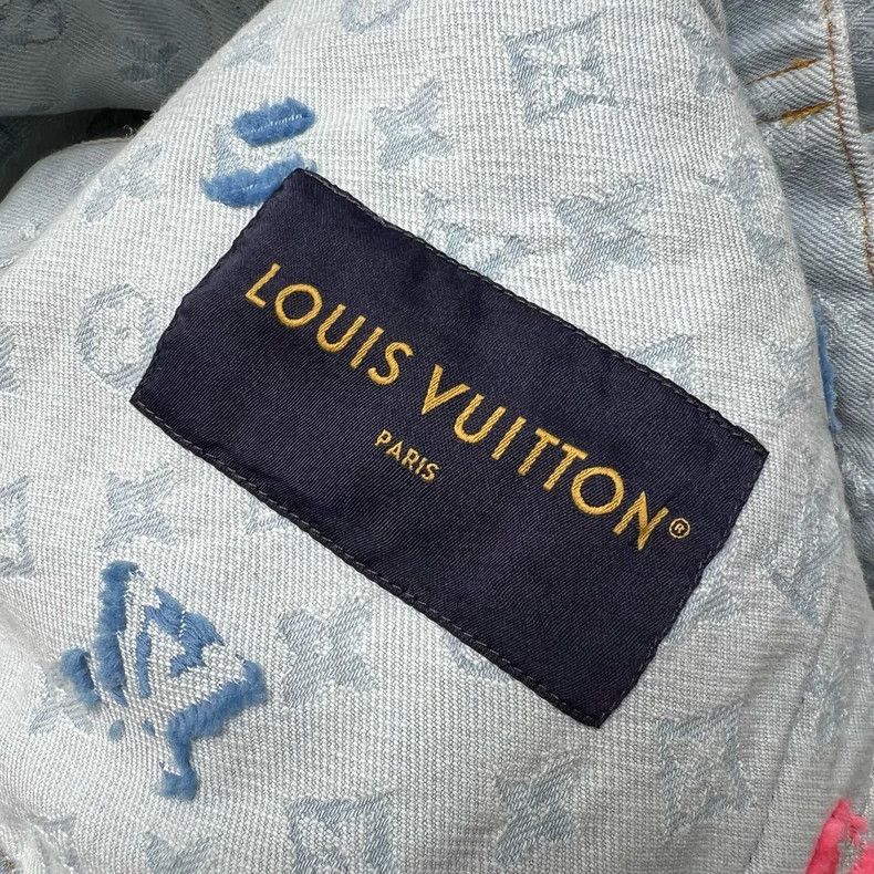 Louis Vuitton Louis Vuitton Full print denim jacket Size US M / EU 48-50 / 2 - 6 Thumbnail