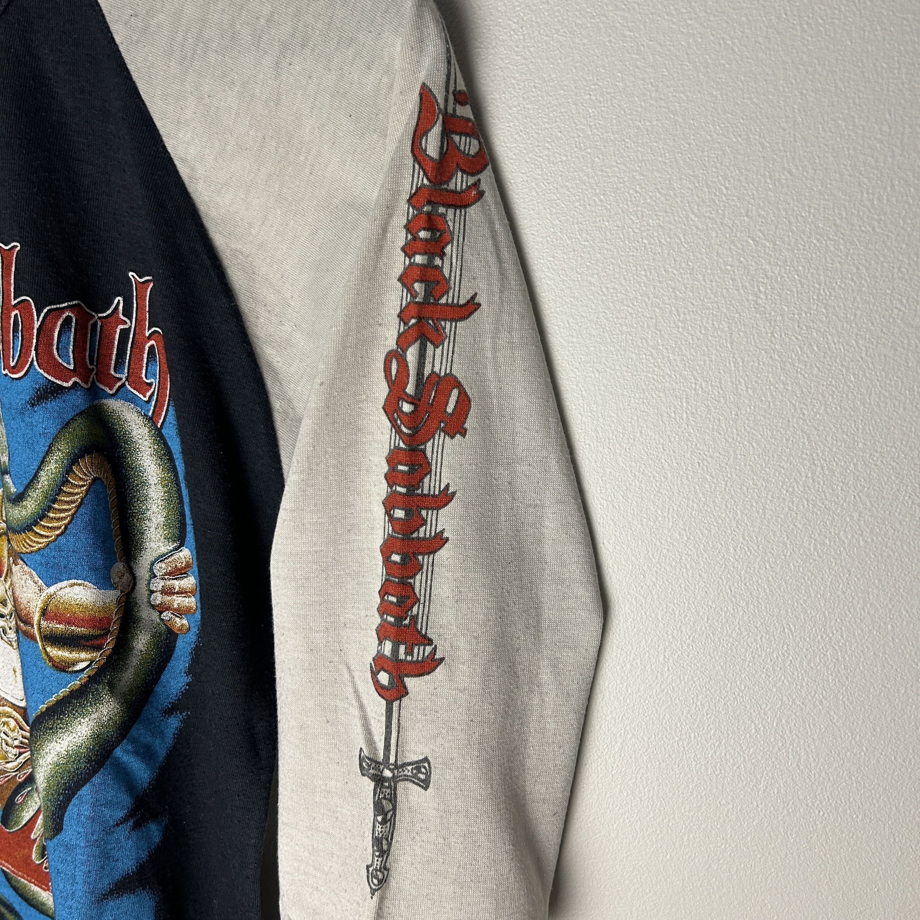 Band Tees Vintage Black Sabbath 70's Raglan Band T-shirt Size US S / EU 44-46 / 1 - 5 Thumbnail
