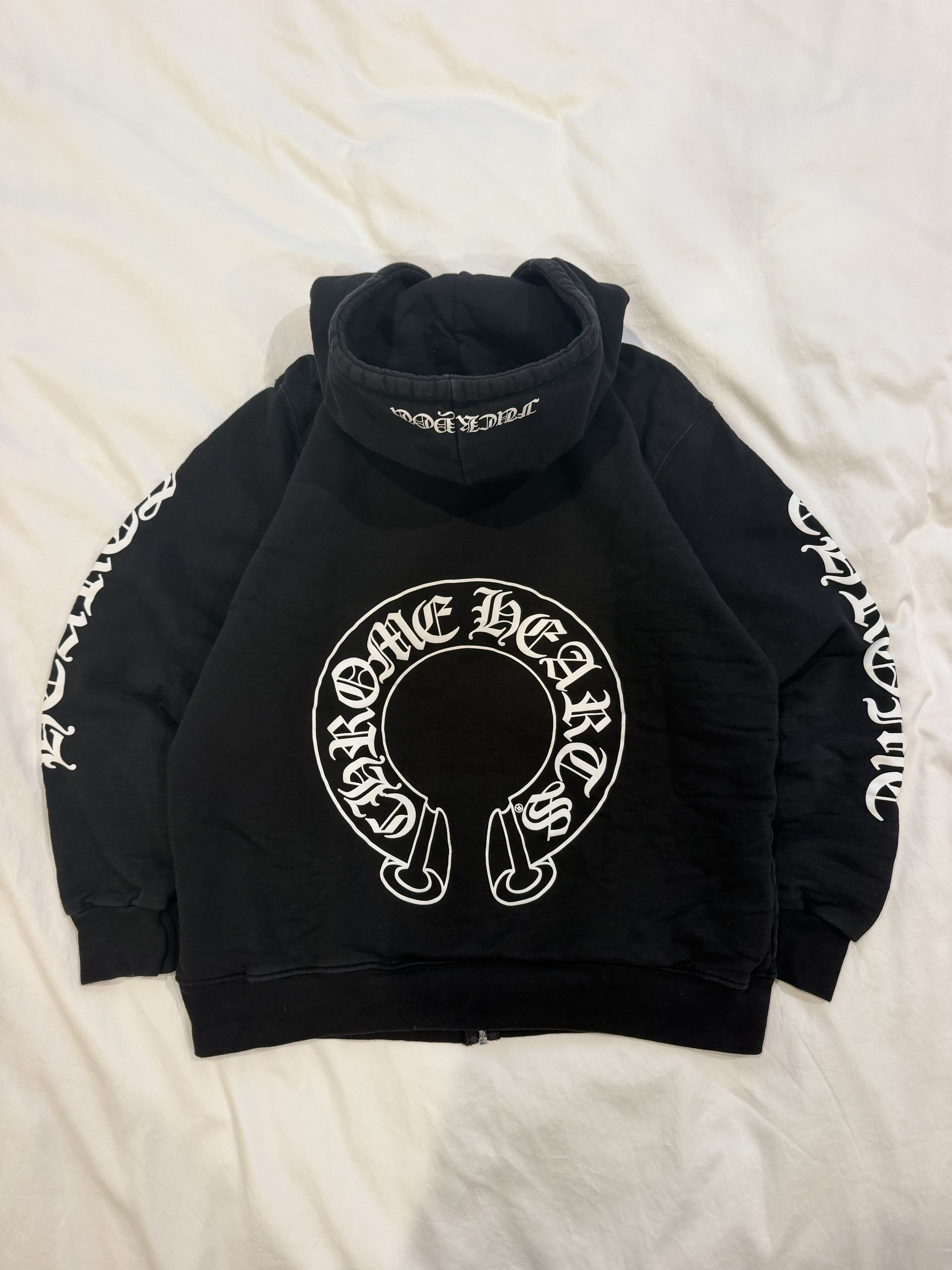 Chrome Hearts Vintage Chrome Hearts Metallic Blue Fuck You Zip Up