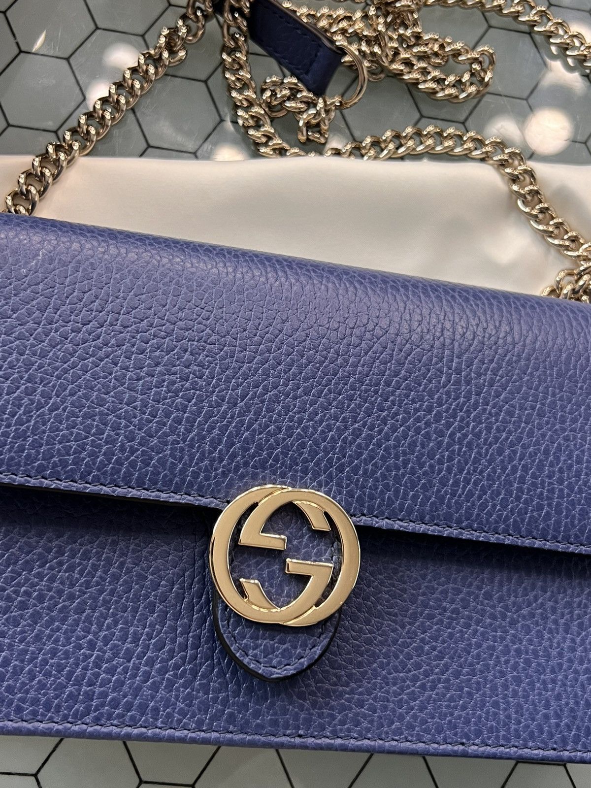 Gucci Gucci gg interlocked crossbody wallet on chain Size ONE SIZE - 6 Thumbnail