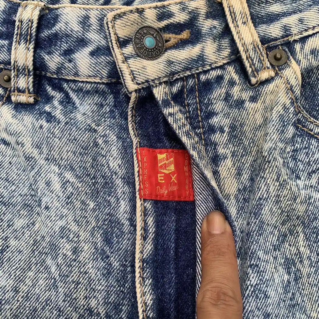 Express Vintage EXPRESS JAPAN Jeans Acid Wash Denim Pants W28 Size US 28 / EU 44 - 8 Thumbnail