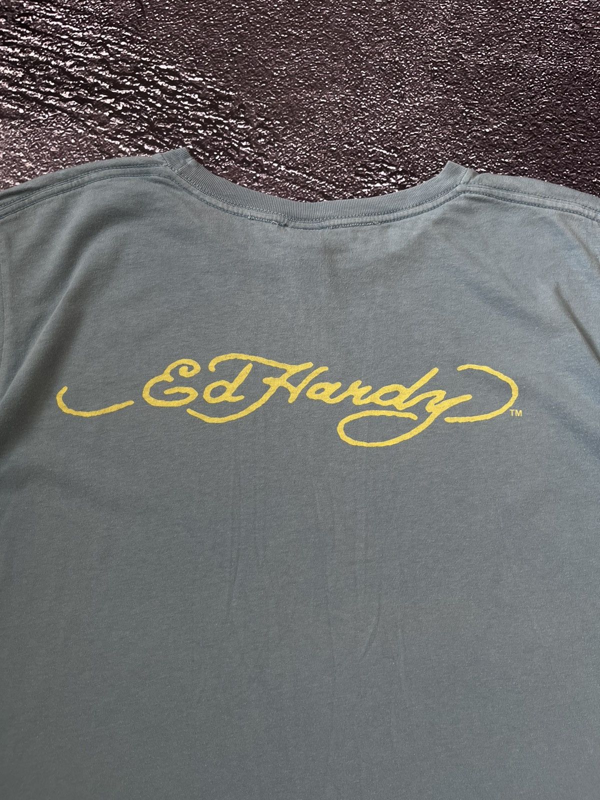 Ed Hardy Vintage Ed Hardy Eagle Blue T-Shirt Size US L / EU 52-54 / 3 - 4 Thumbnail