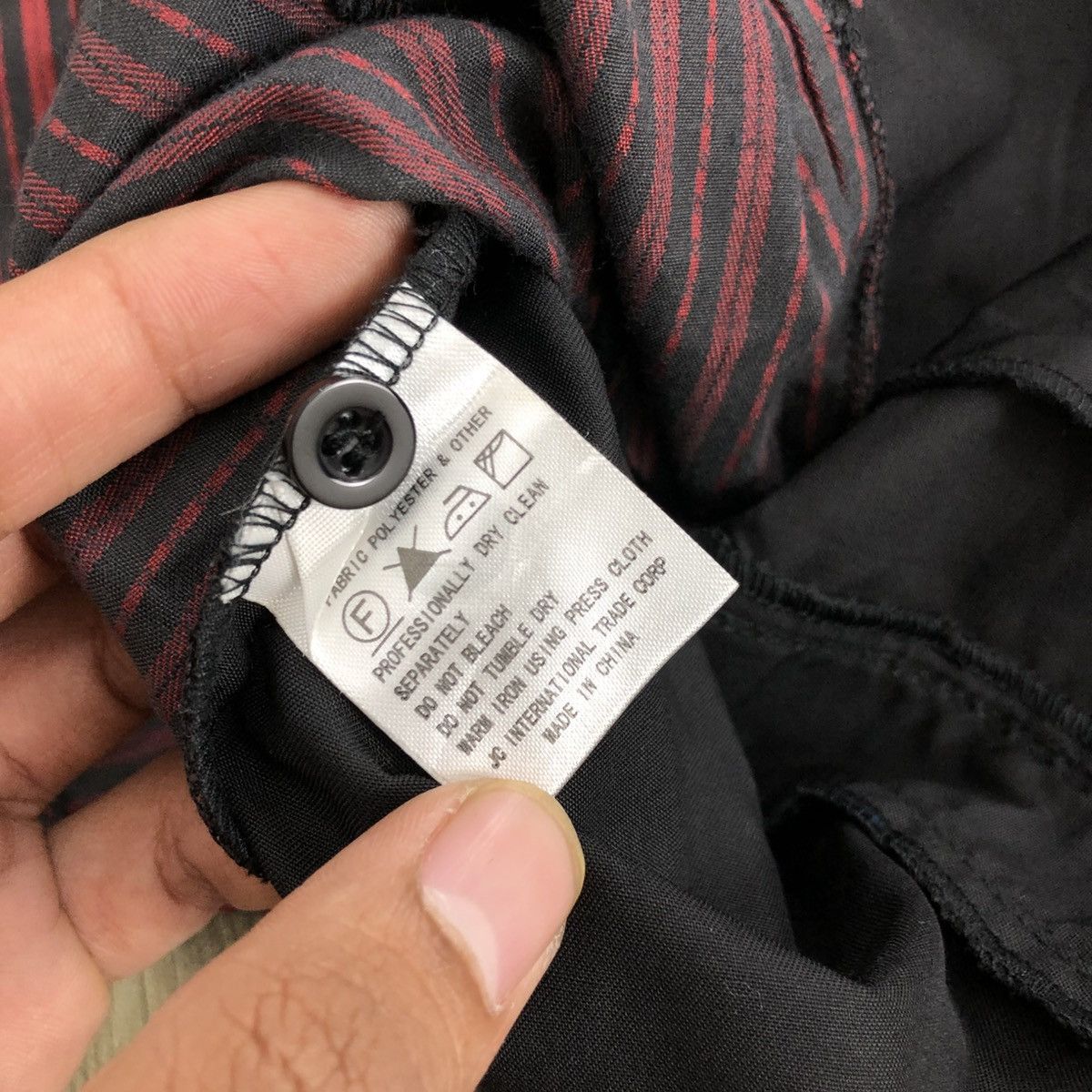 14th Addiction × If Six Was Nine × Le Grande Bleu (L.G.B.) 2000s Body Linr Bondage Punk LGB GOA Striped Button Up Size US M / EU 48-50 / 2 - 11 Thumbnail