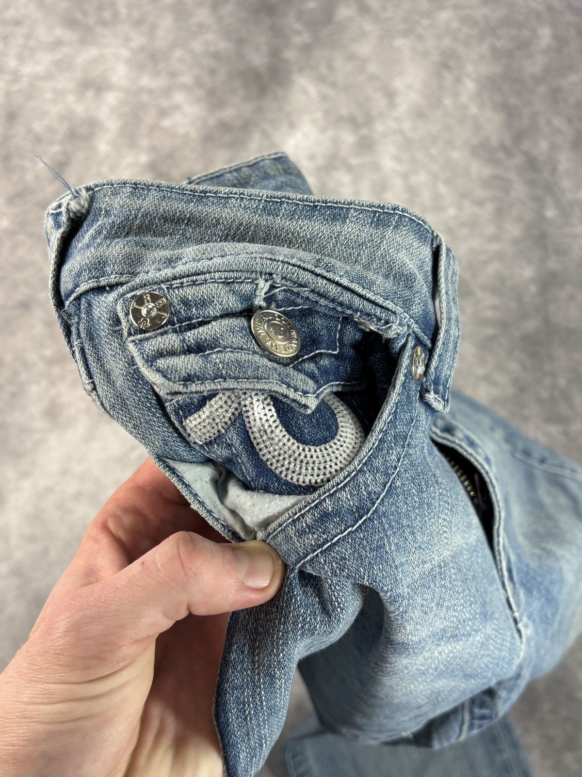 True Religion 2009 True Religion Jeans Sequin Sparkle 10572AX Denim Pants Size 29" - 10 Thumbnail