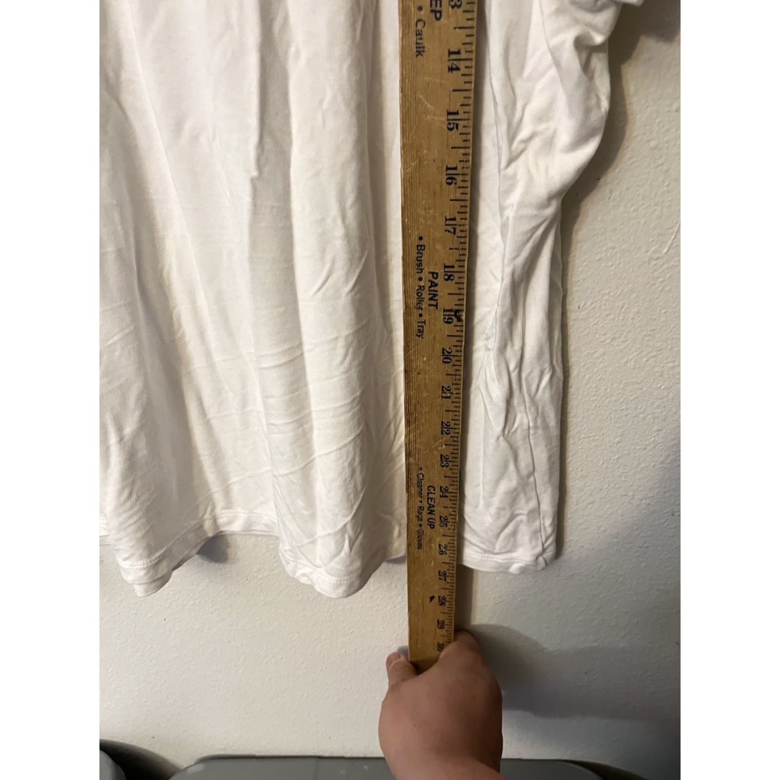 Nicole Miller Nicole Miller White Crew Neck Basic T-Shirt XL Women’s Everyday Essential Size XL / US 12-14 / IT 48-50 - 4 Thumbnail